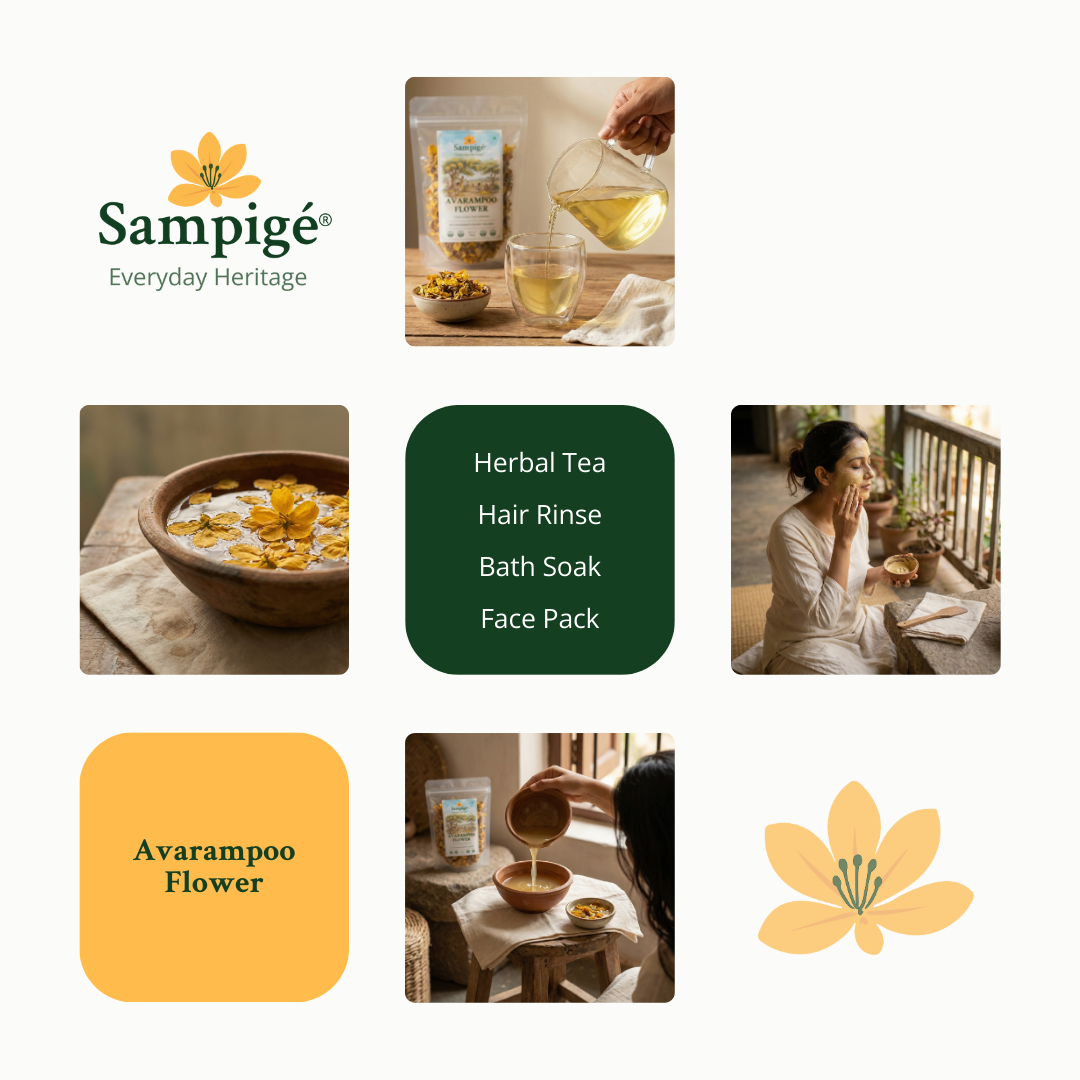 Sampige Avarampoo Flower  – Dried Avarampoo Flowers