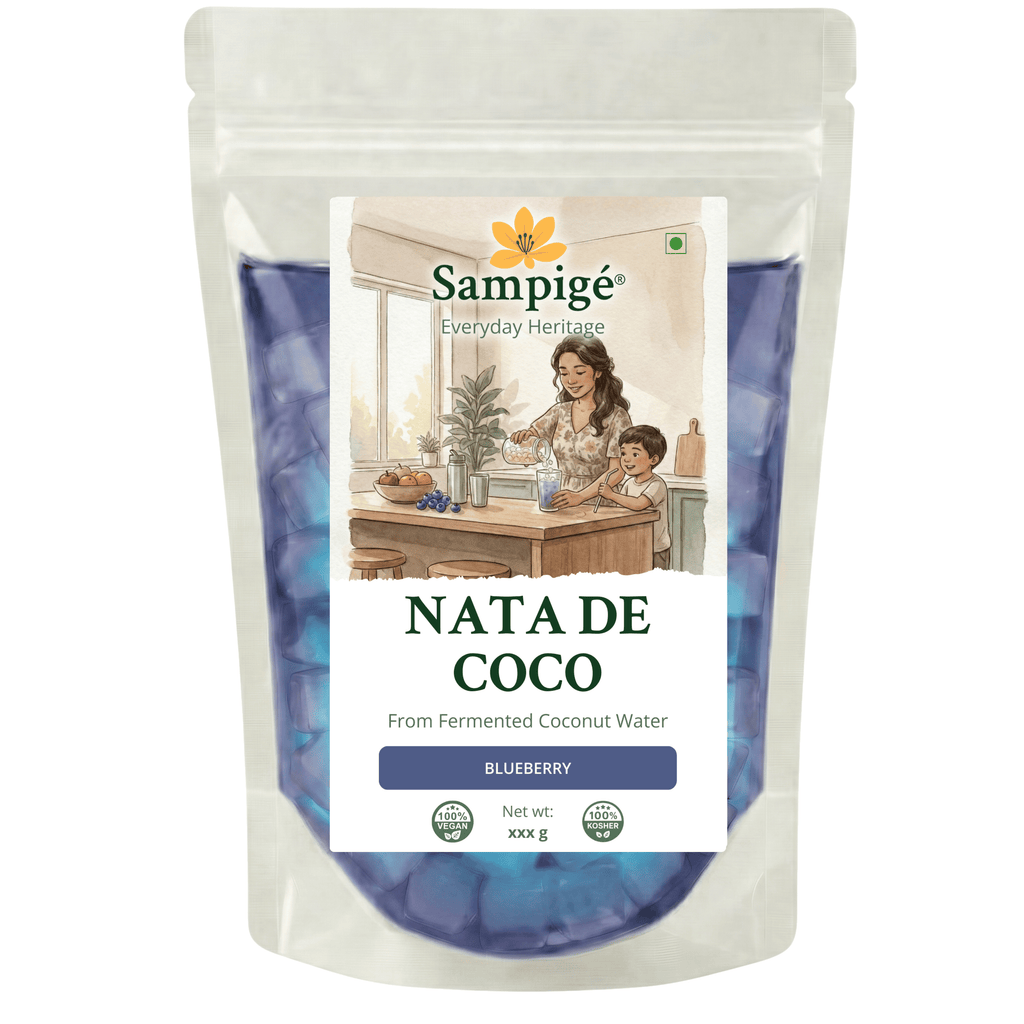 Sampige Nata De Coco - Blueberry