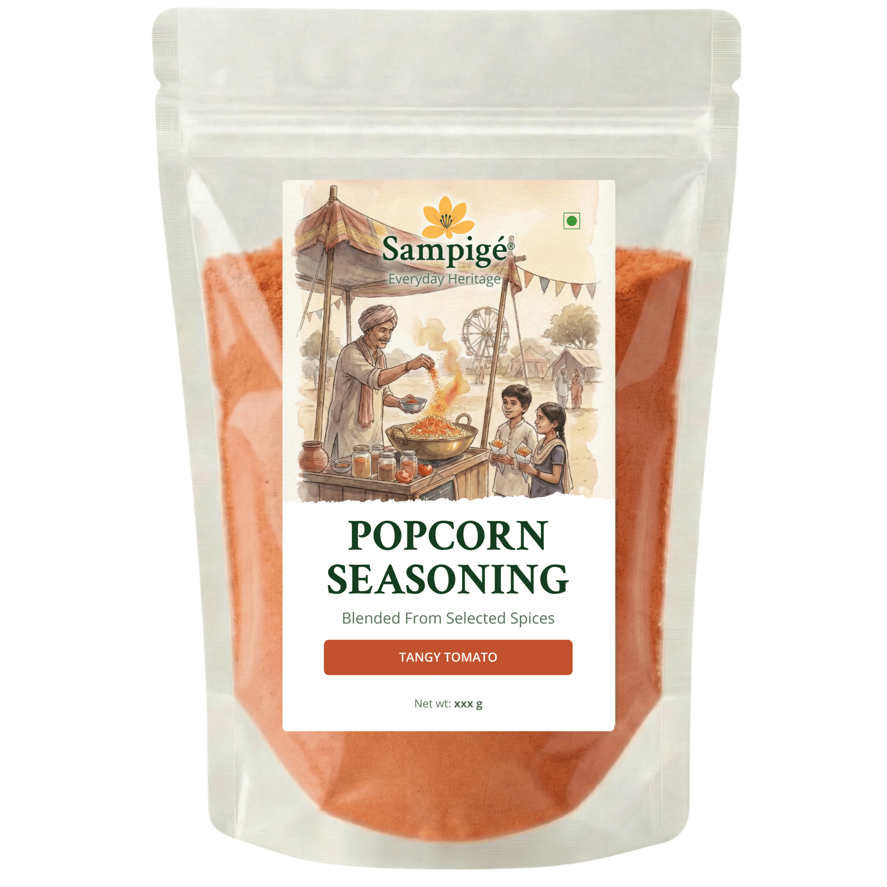 Sampige Popcorn Seasoning - Tangy Tomato