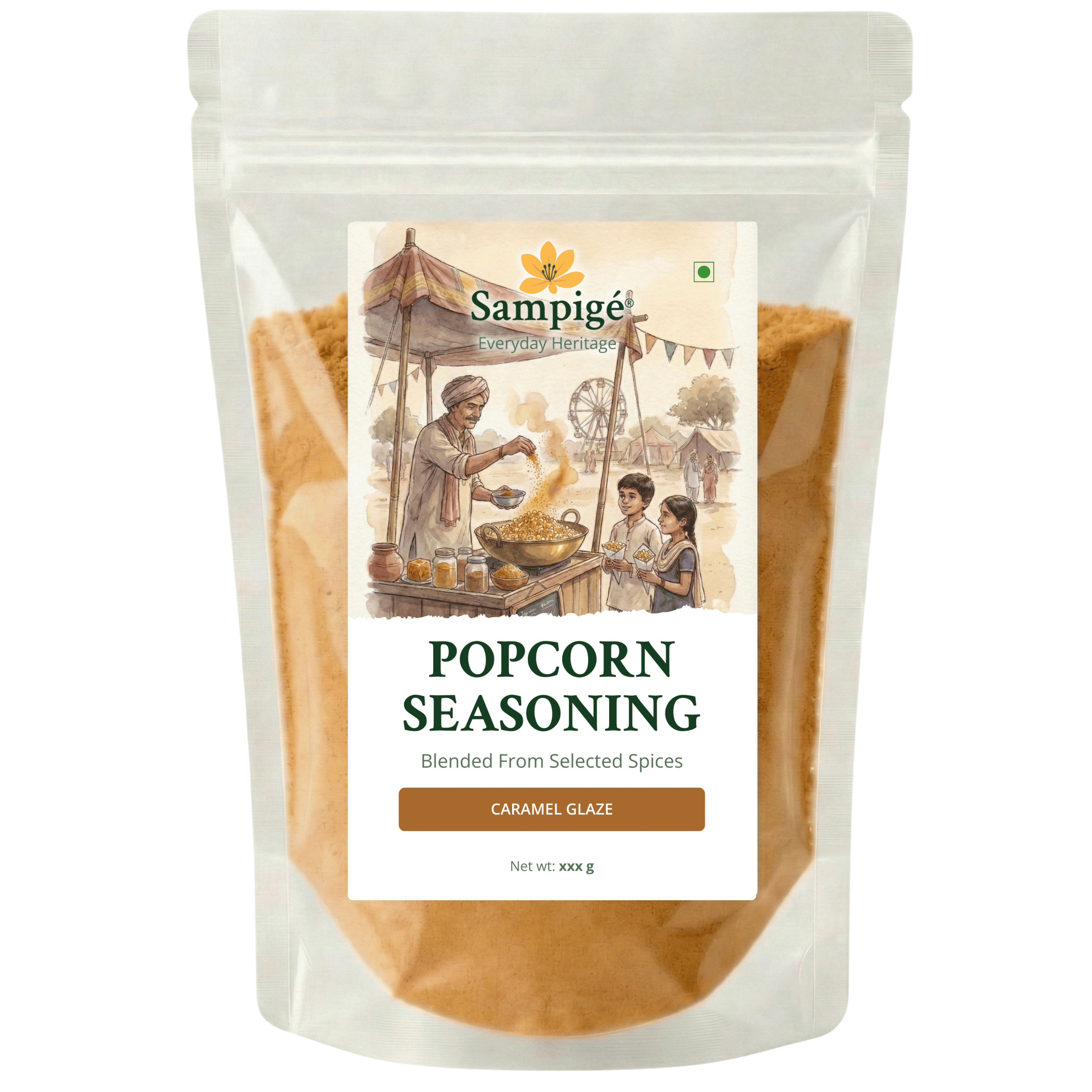 Sampige Popcorn Seasoning - Caramel Glaze