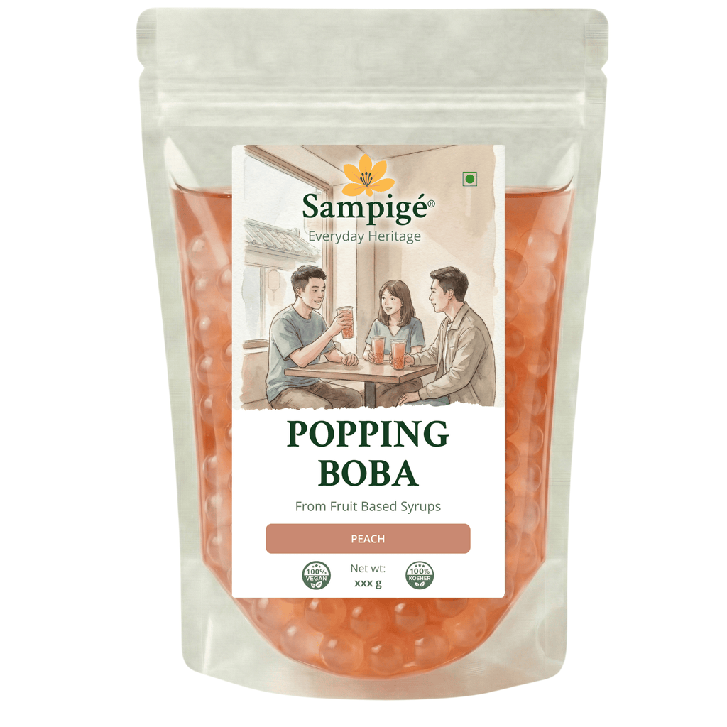 Sampige Popping Boba - Peach
