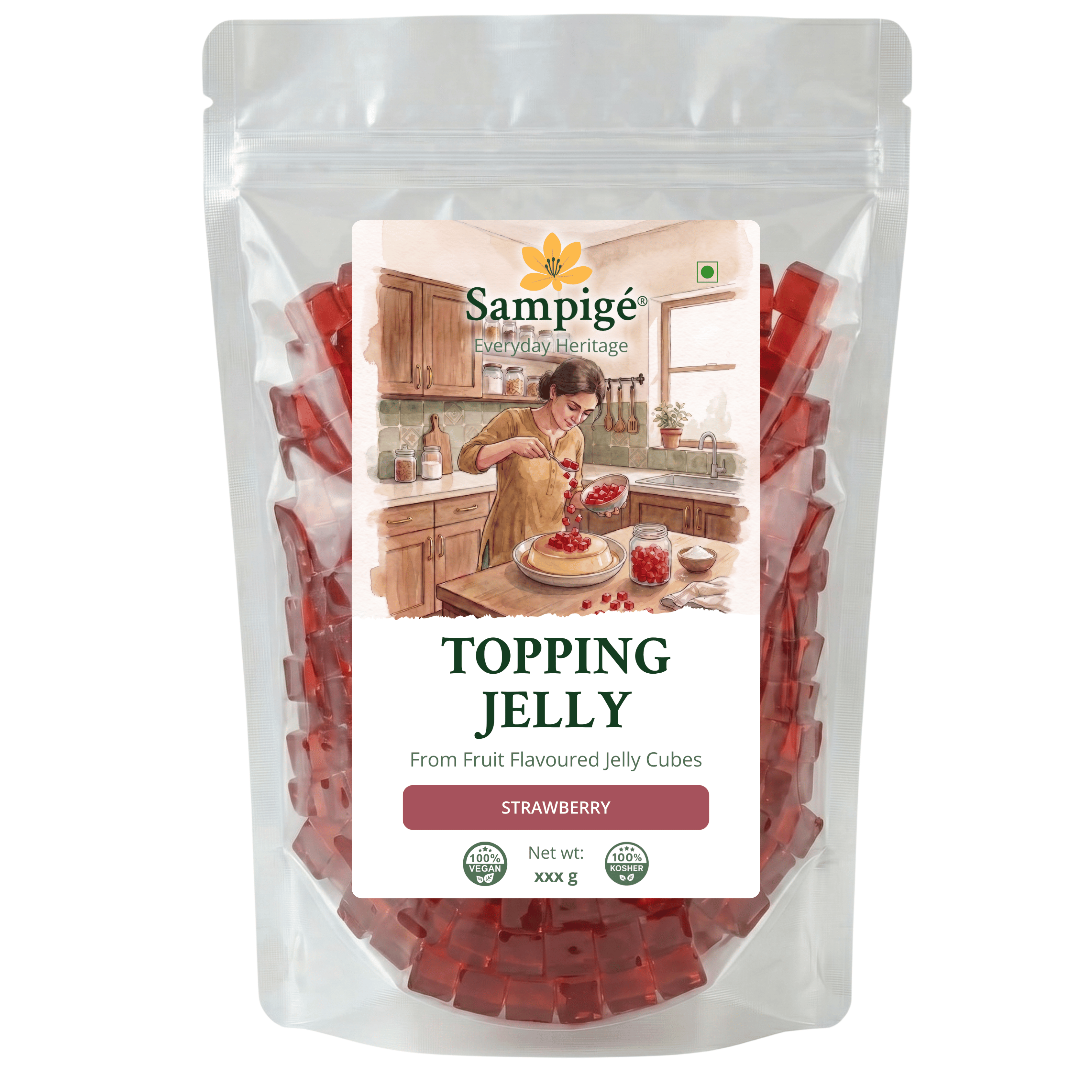 Sampige Topping Jelly - Strawberry