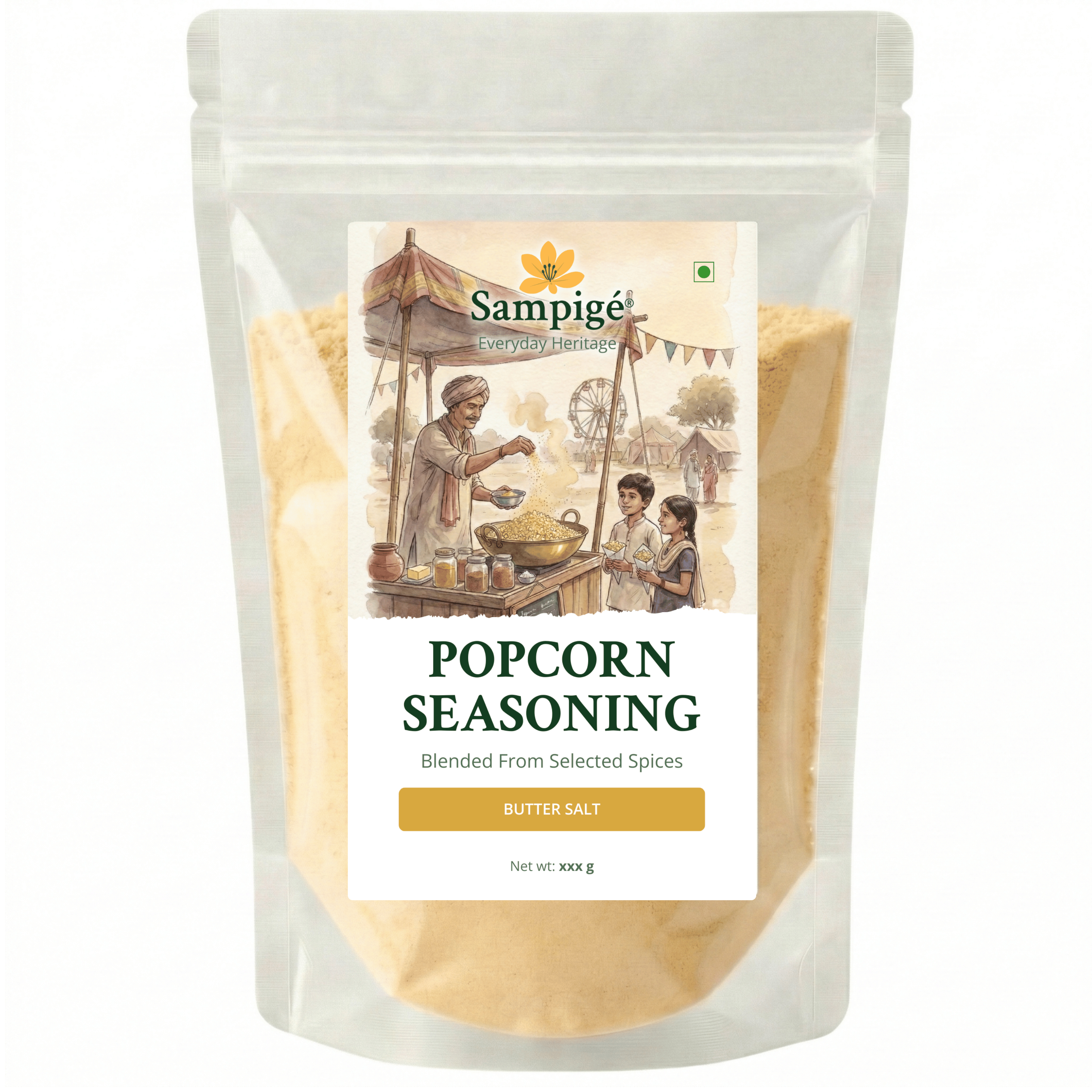 Sampige Popcorn Seasoning - Butter Salt