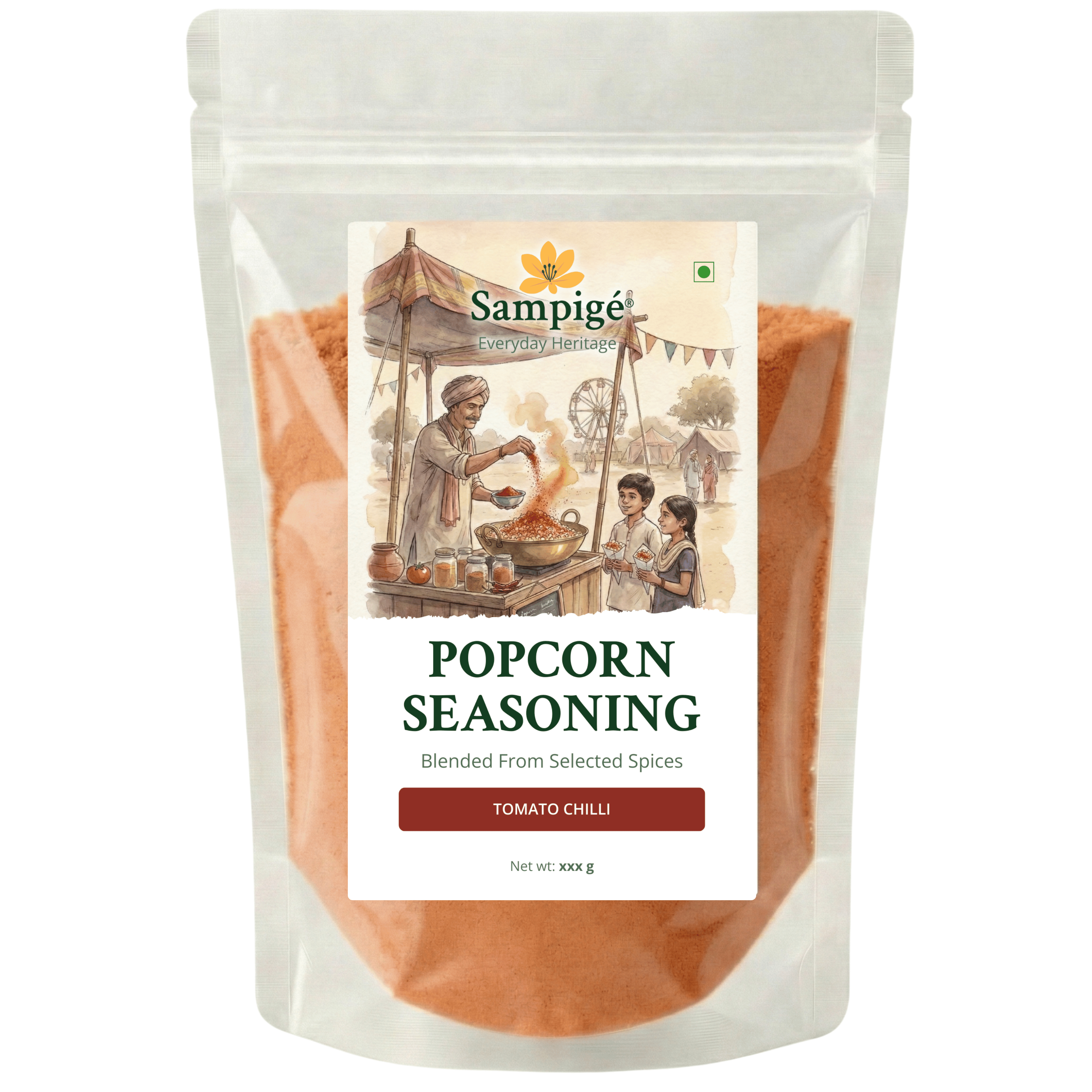 Sampige Popcorn Seasoning - Tomato Chilli