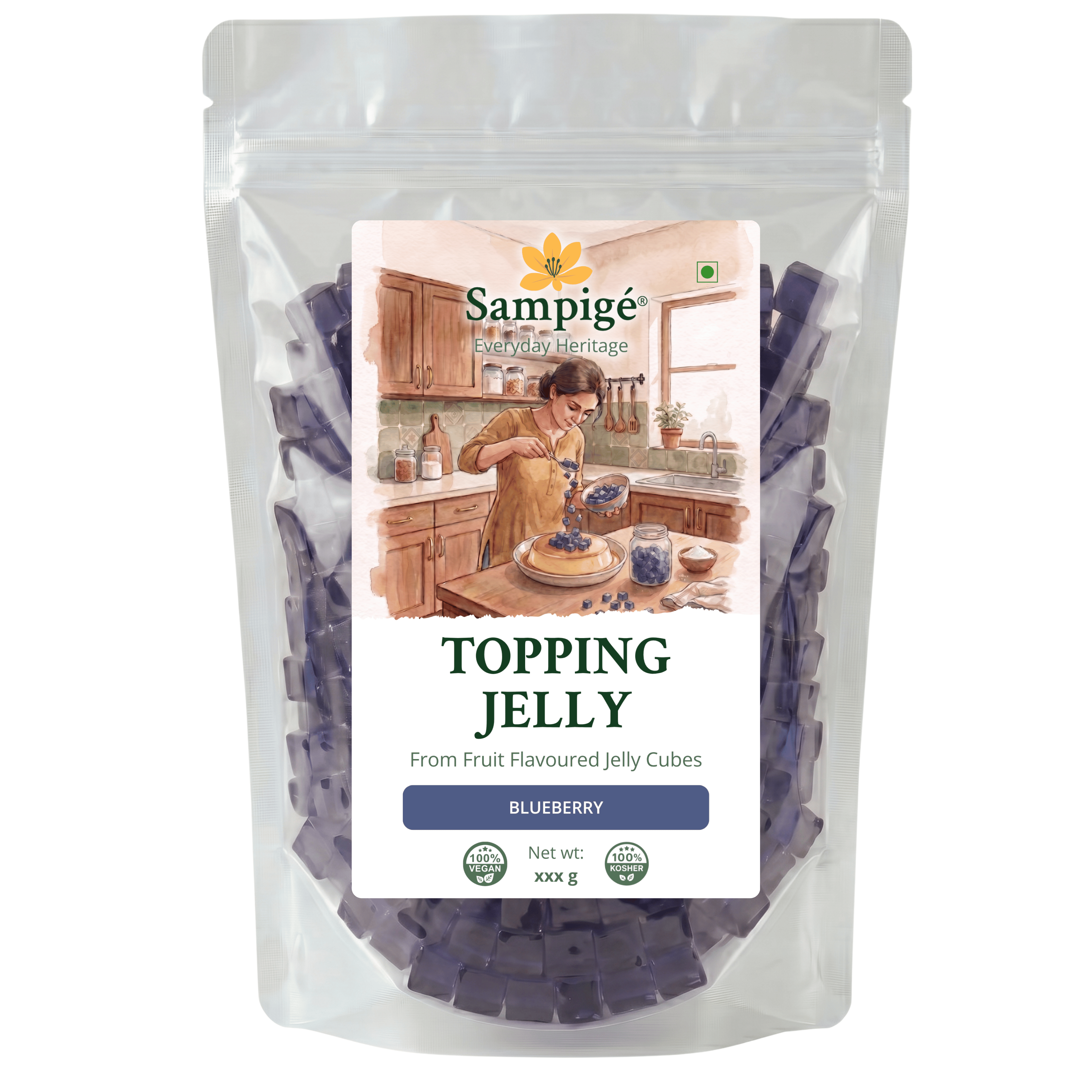 Sampige Topping Jelly - Blueberry