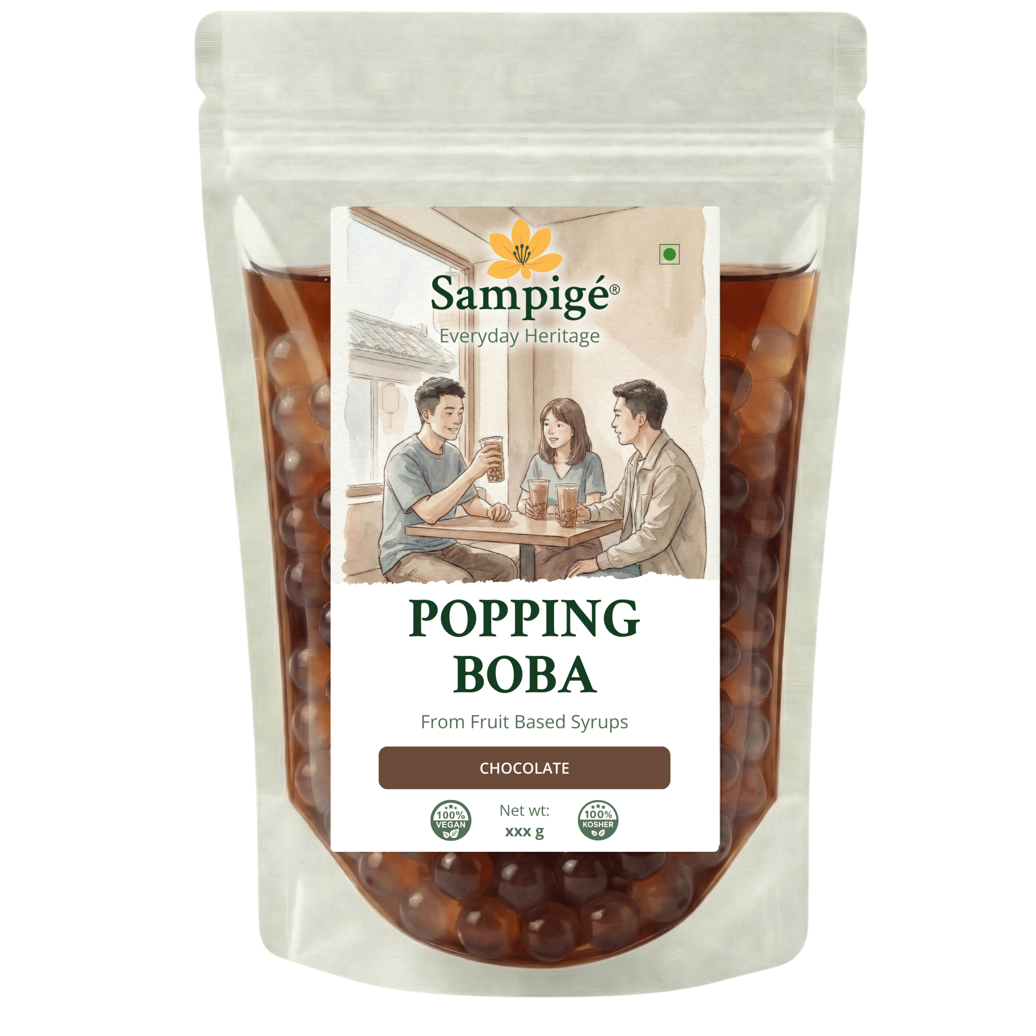 Sampige Popping Boba - Chocolate