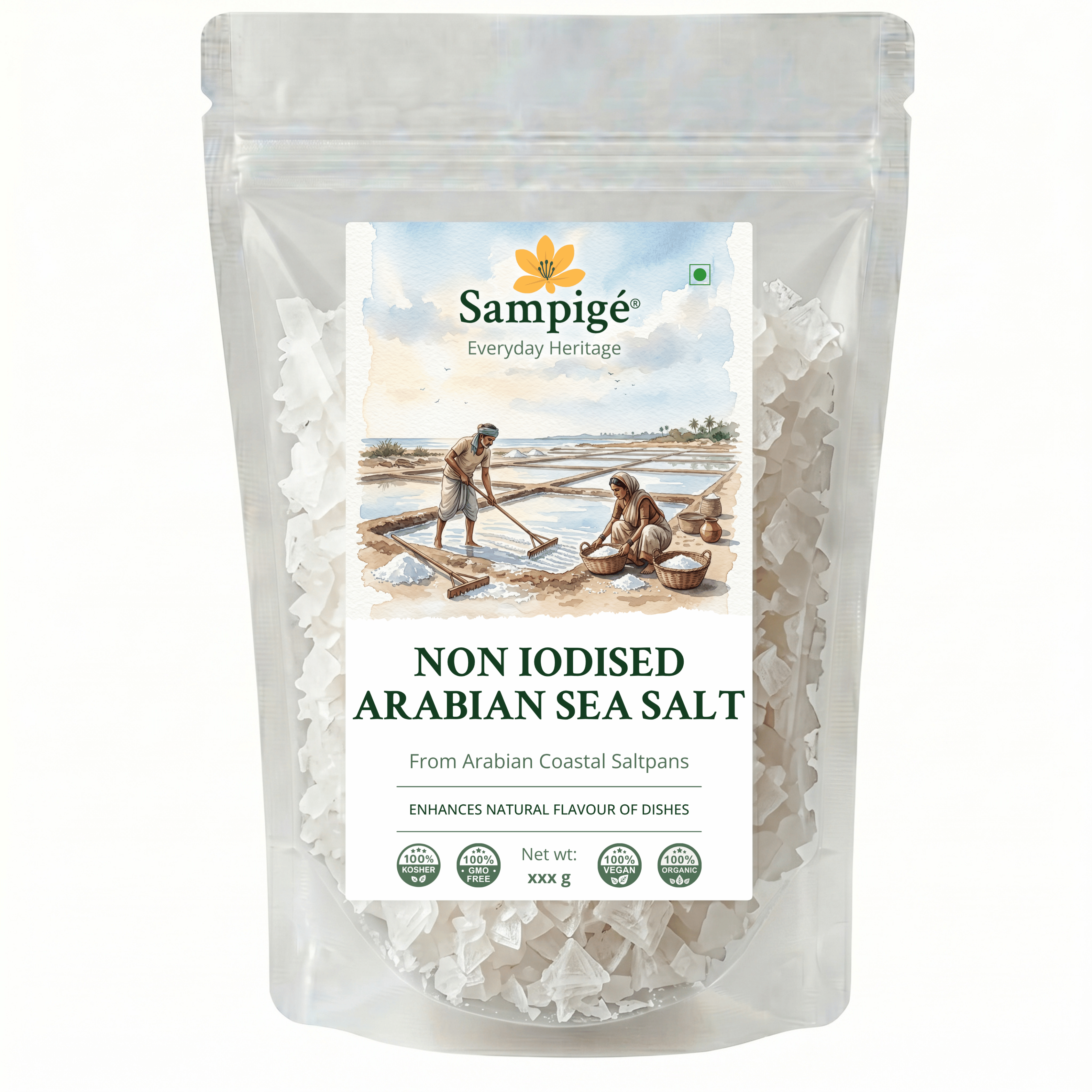 Sampige Non Iodized Arabian Sea Salt