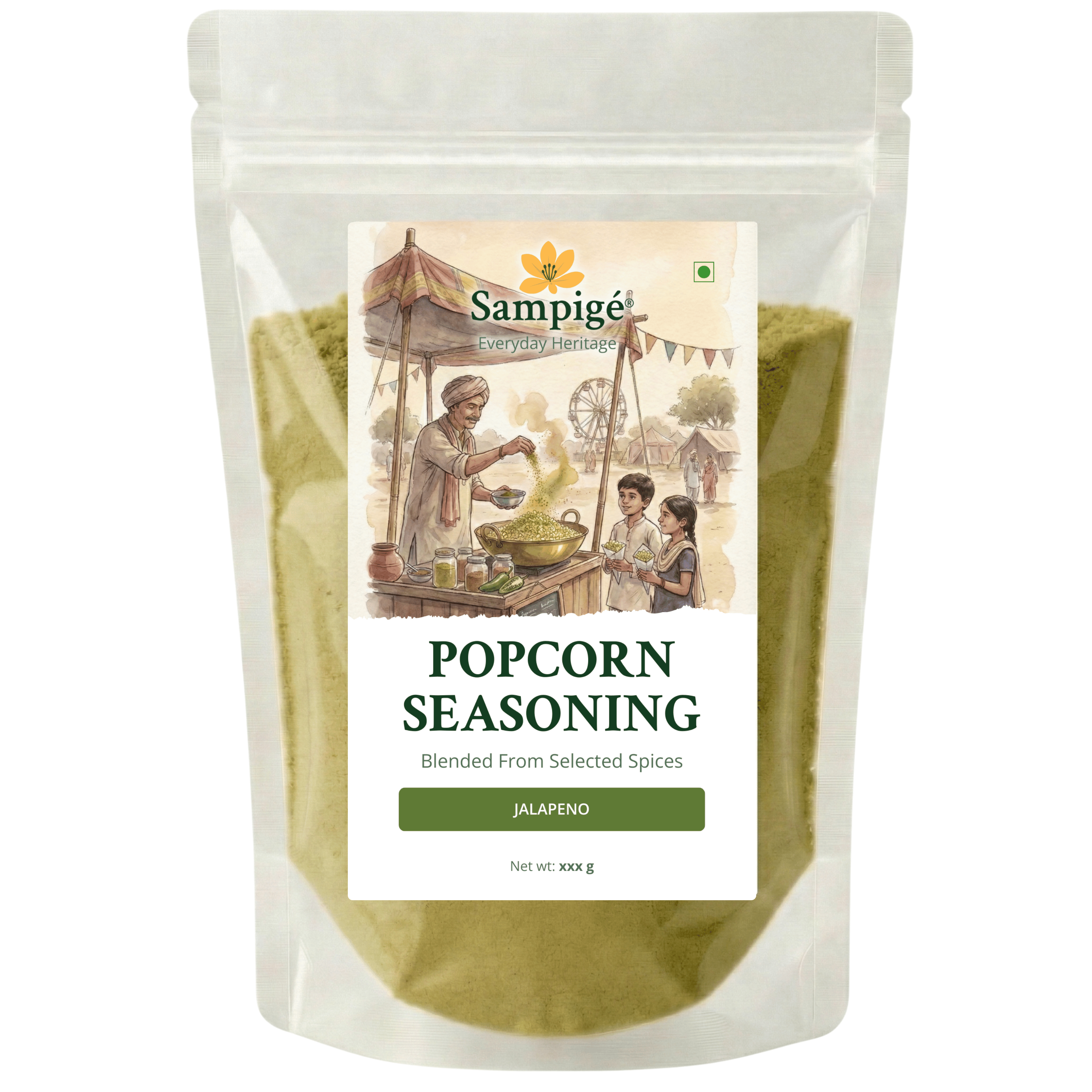 Sampige Popcorn Seasoning - Jalapeno