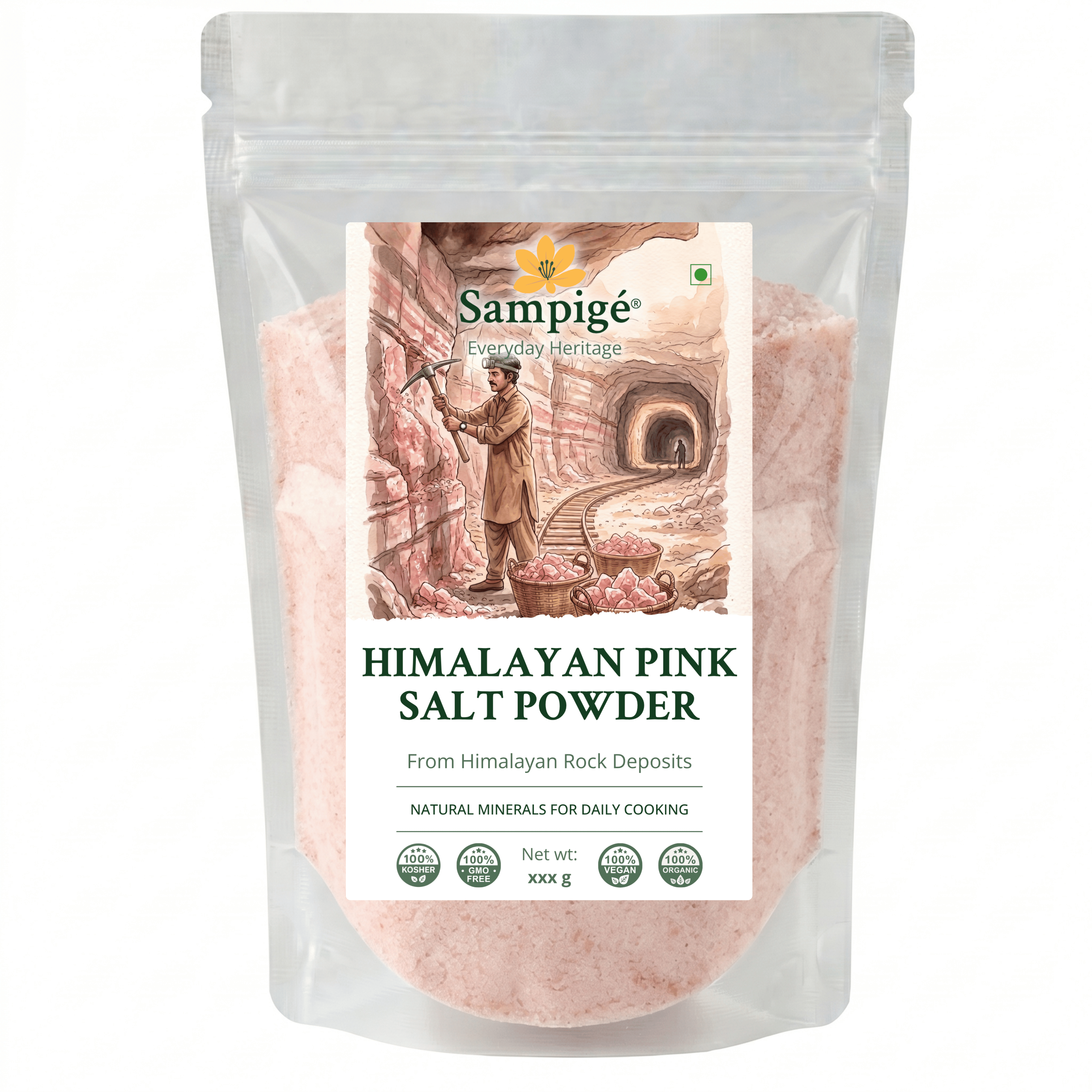Sampige Himalayan Pink Salt Powder