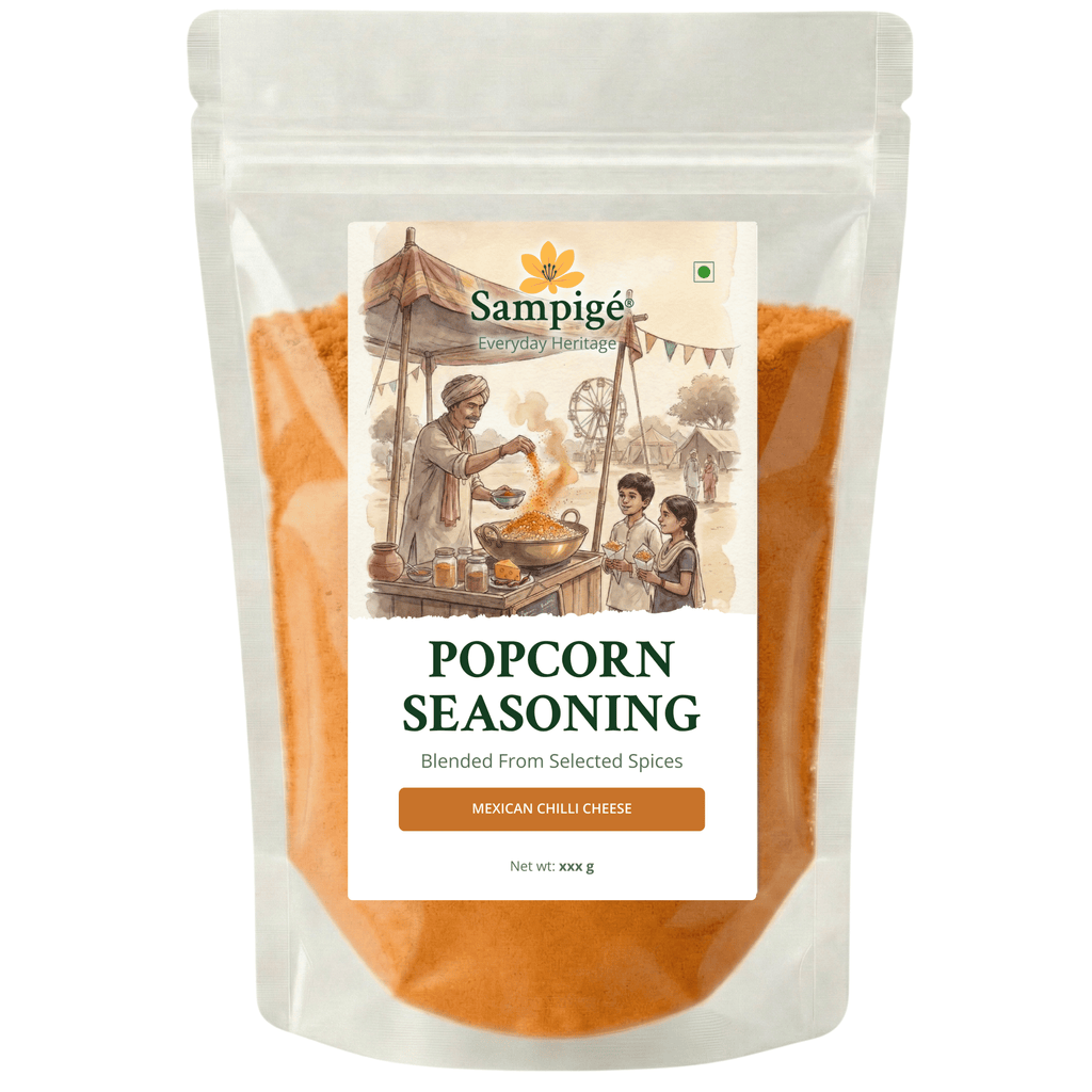 Sampige Popcorn Seasoning - Mexican Chilli Cheese