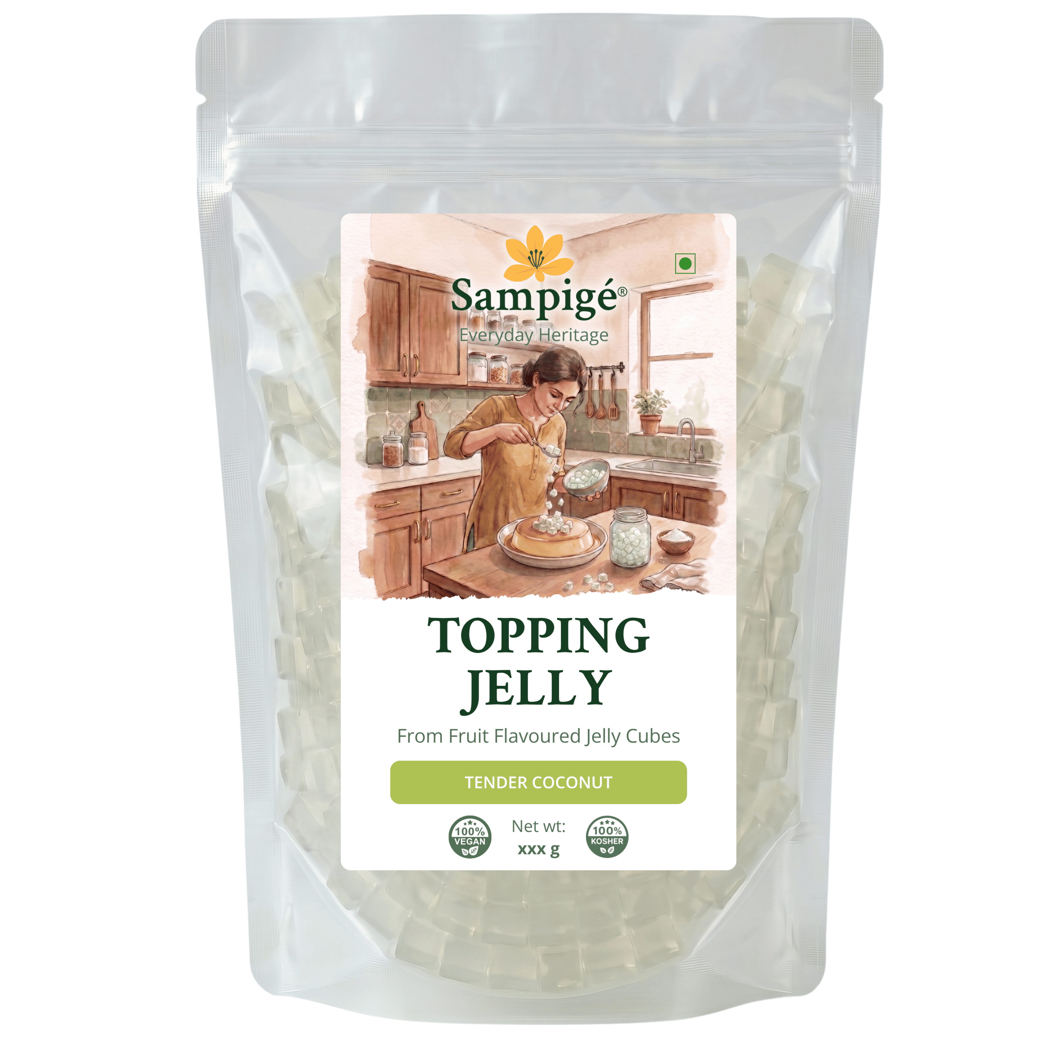 Sampige Topping Jelly - Tender Coconut