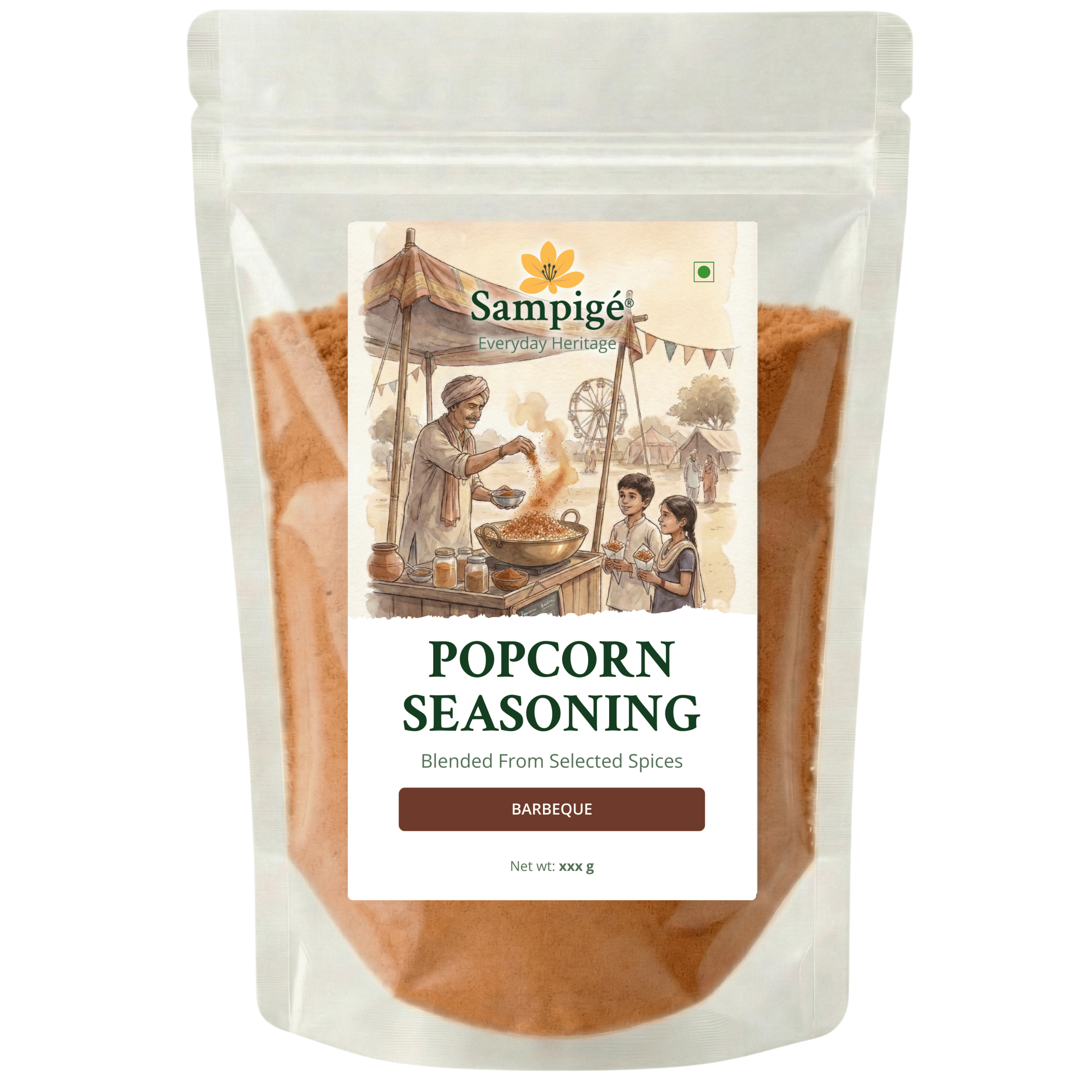 Sampige Popcorn Seasoning - Barbeque
