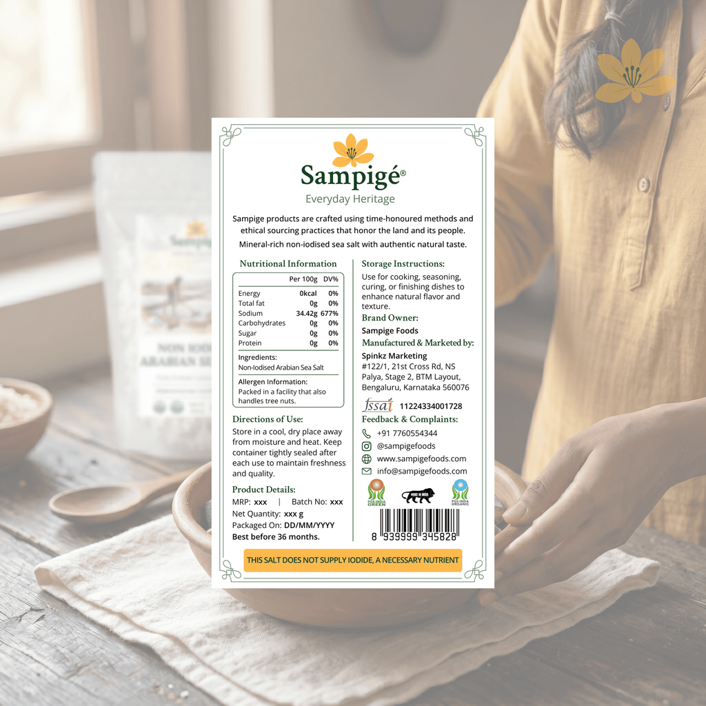 Sampige Non Iodized Arabian Sea Salt