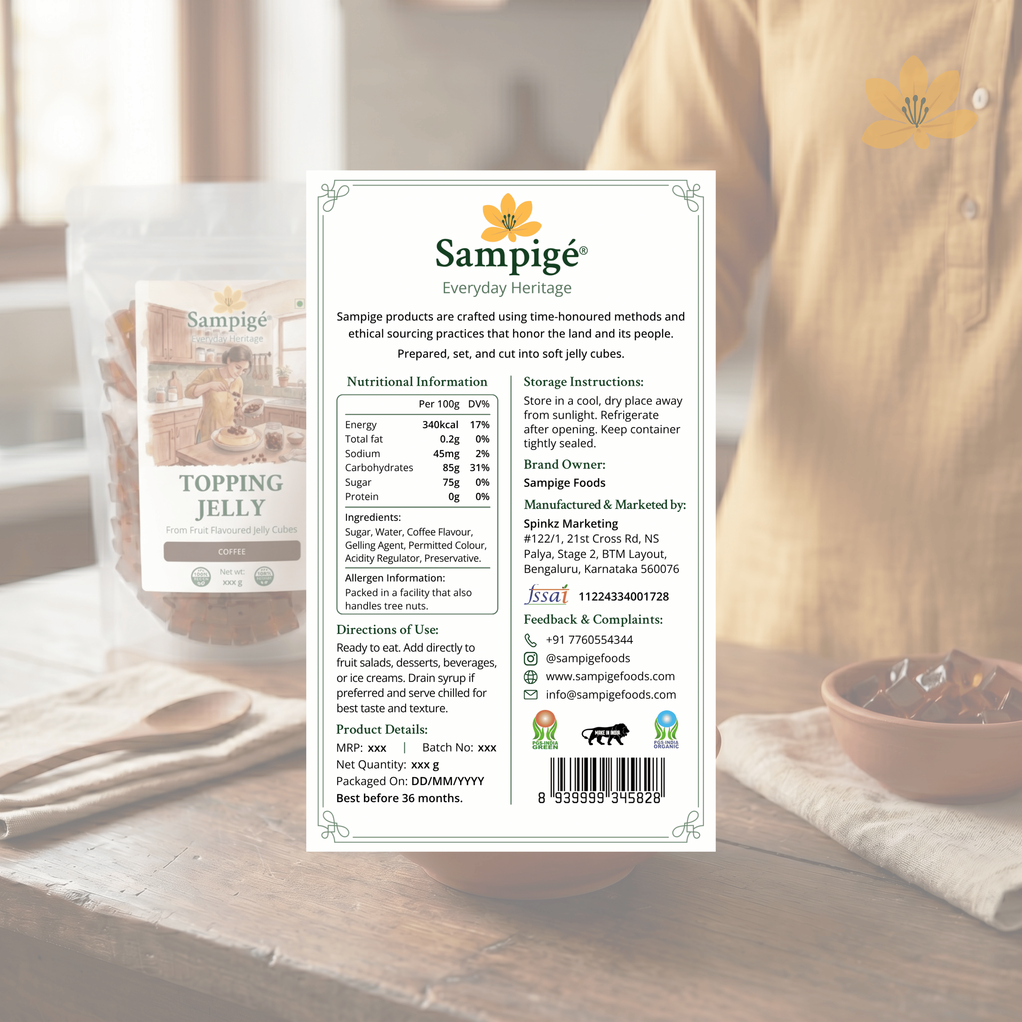 Sampige Topping Jelly - Coffee