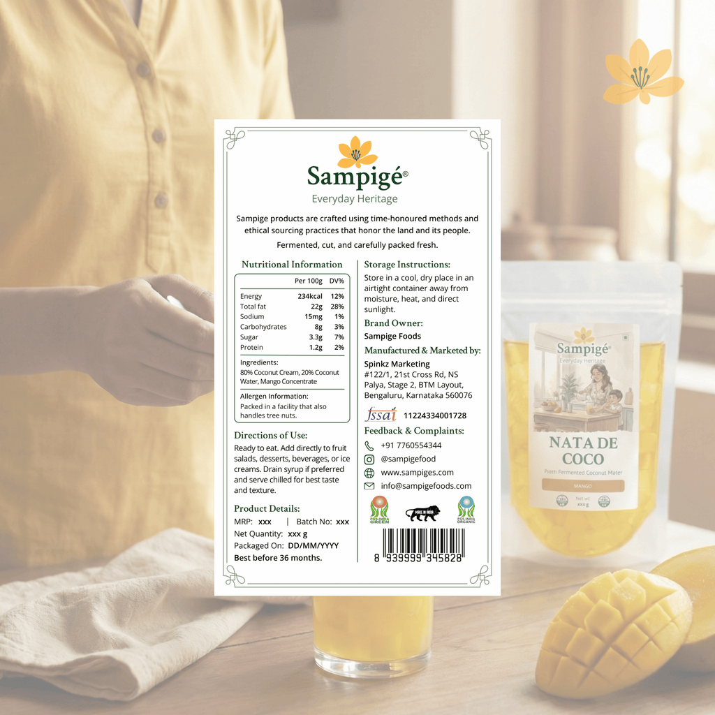 Sampige Nata De Coco - Mango