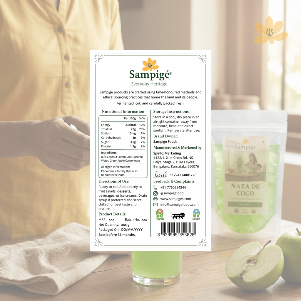 Sampige Nata De Coco - Green Apple