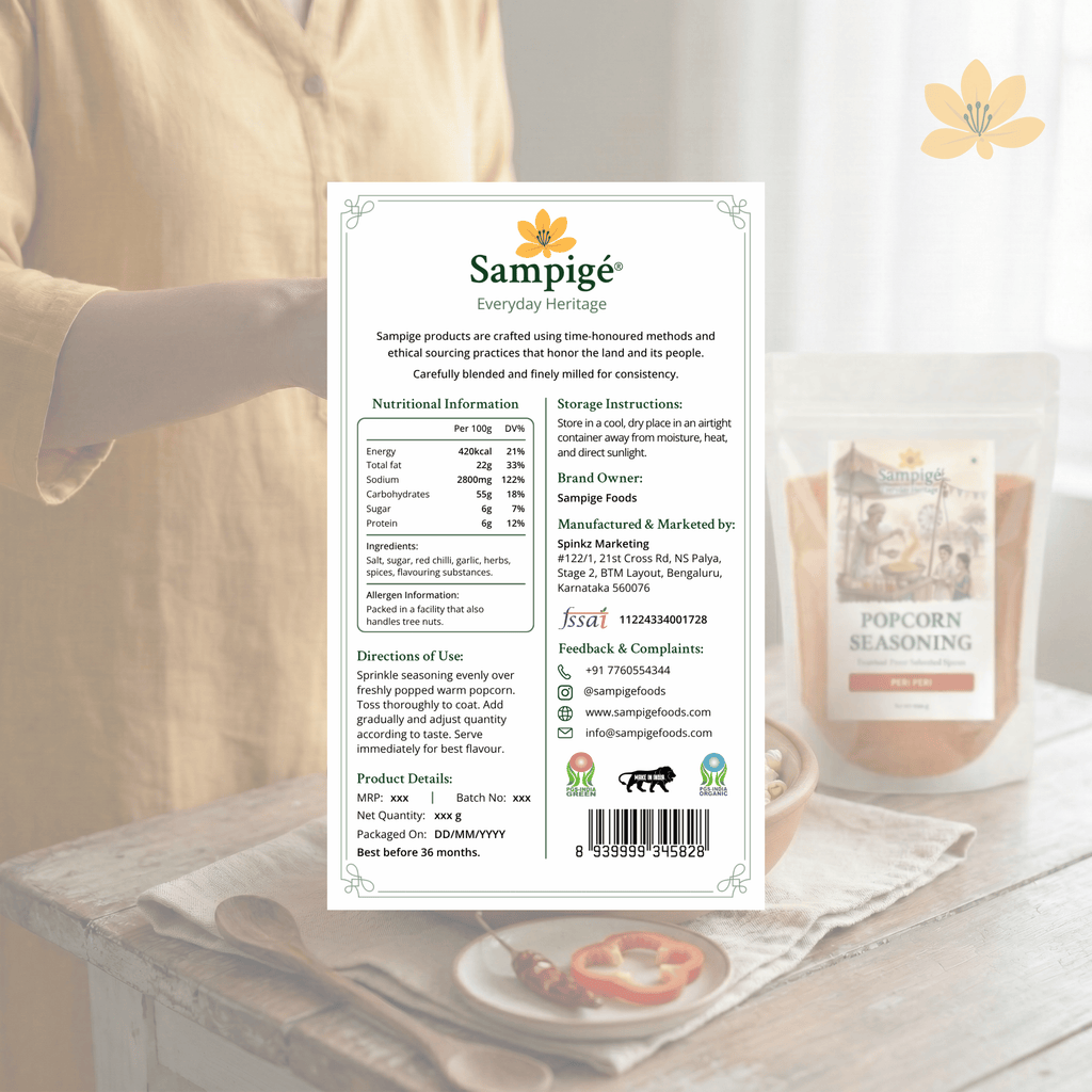 Sampige Popcorn Seasoning - Peri Peri