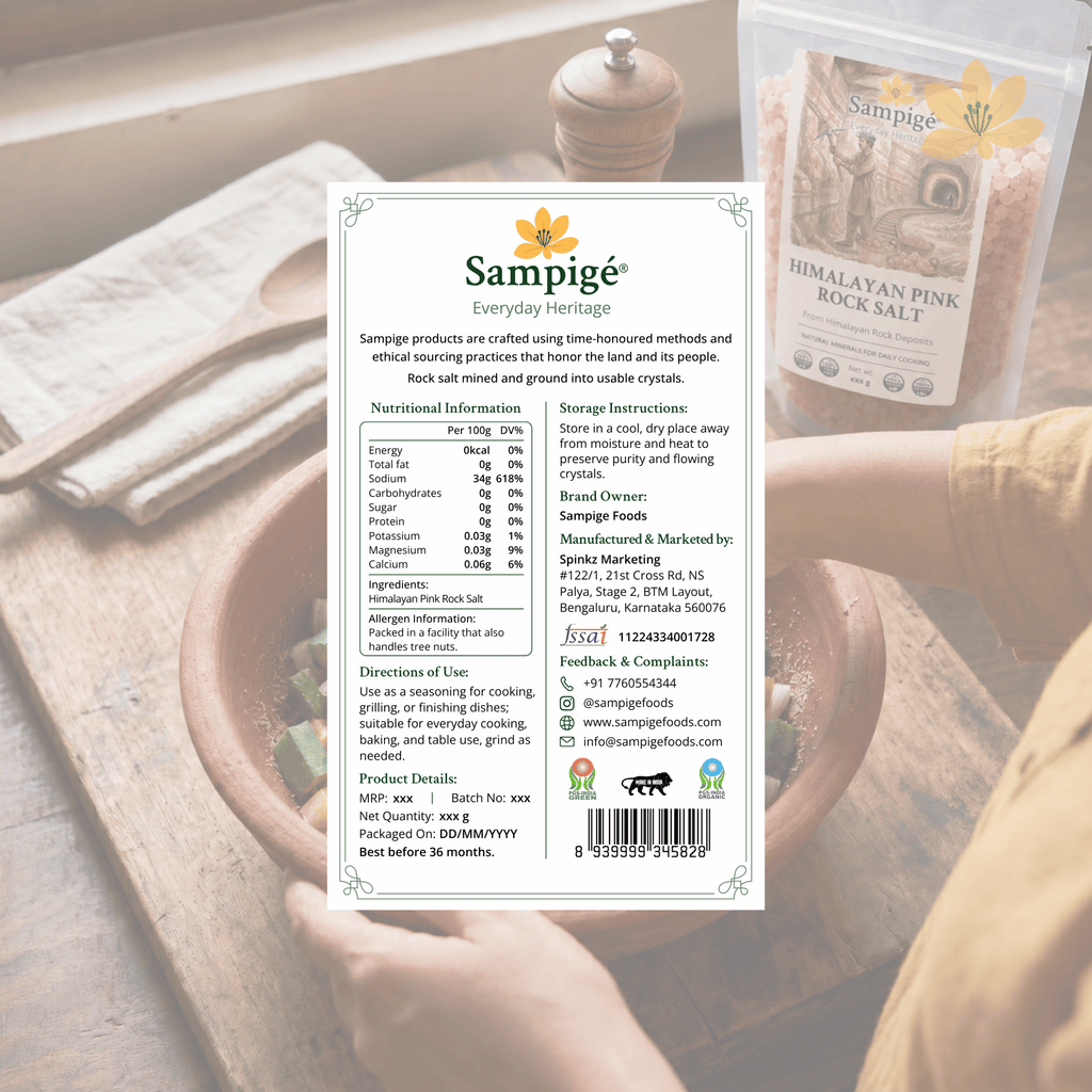 Sampige Himalayan Pink Rock Salt