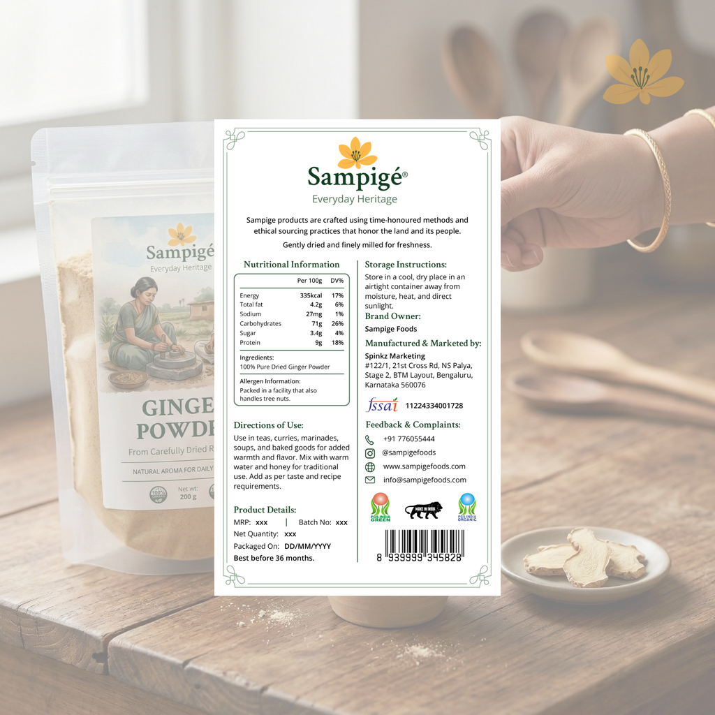 Sampige Ginger Powder – Sampige foods