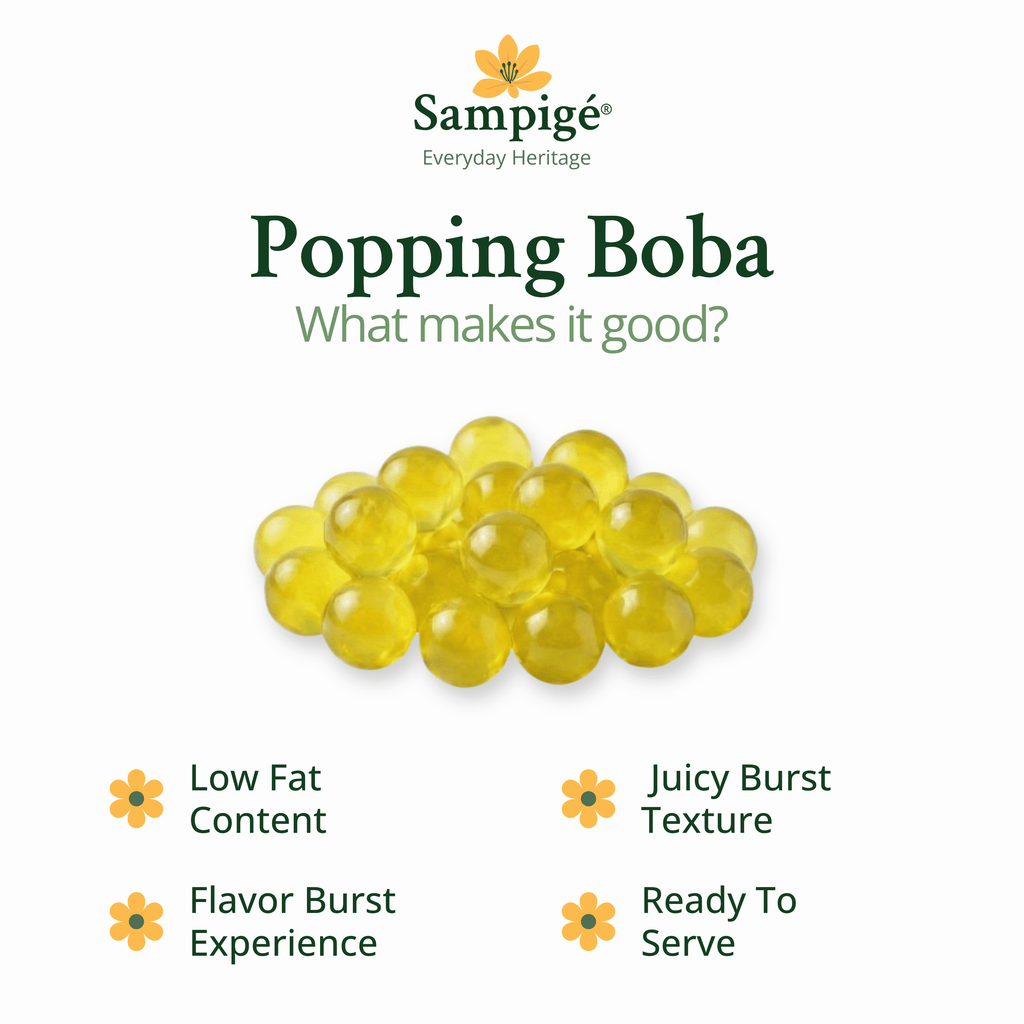 Sampige Popping Boba - Lemon