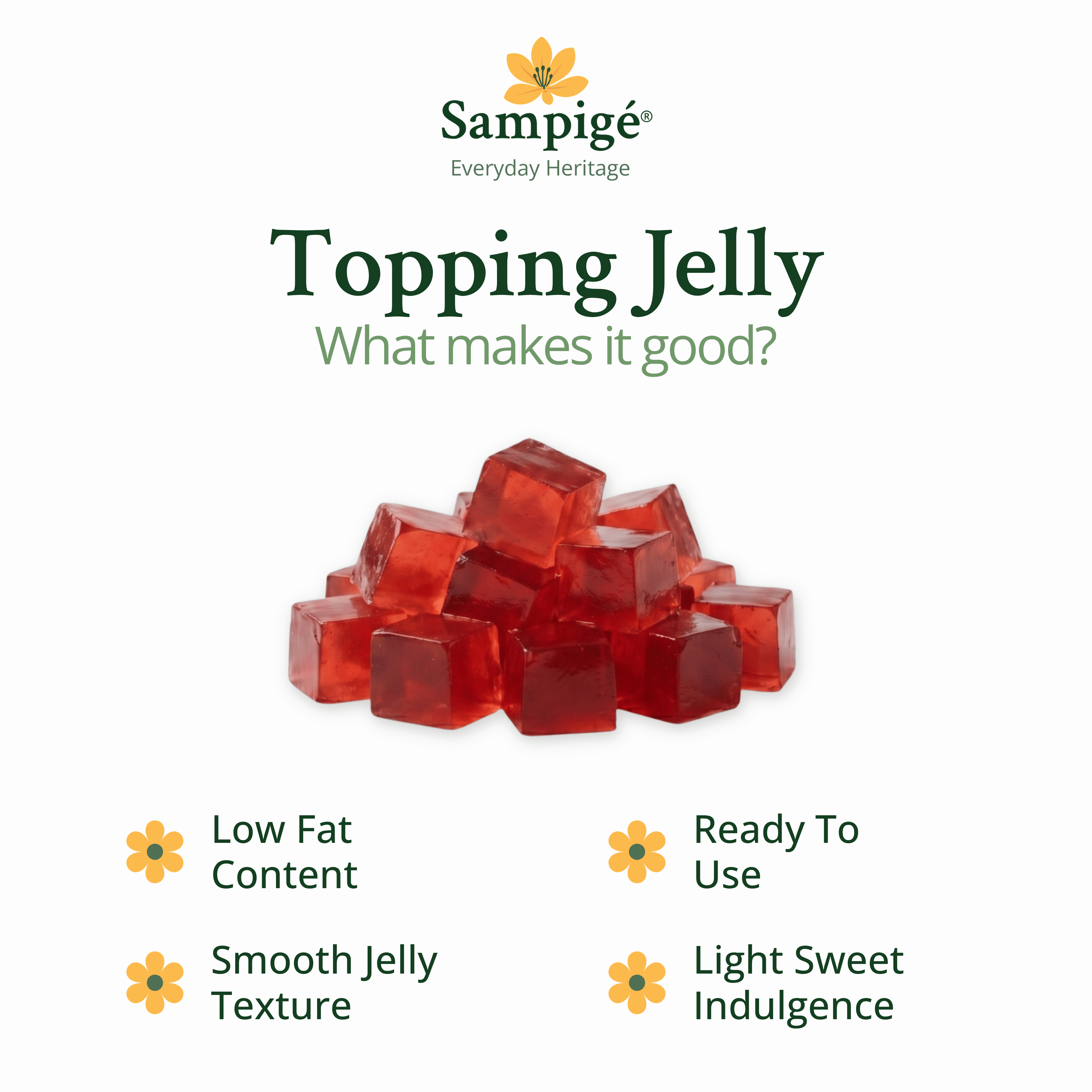 Sampige Topping Jelly - Strawberry
