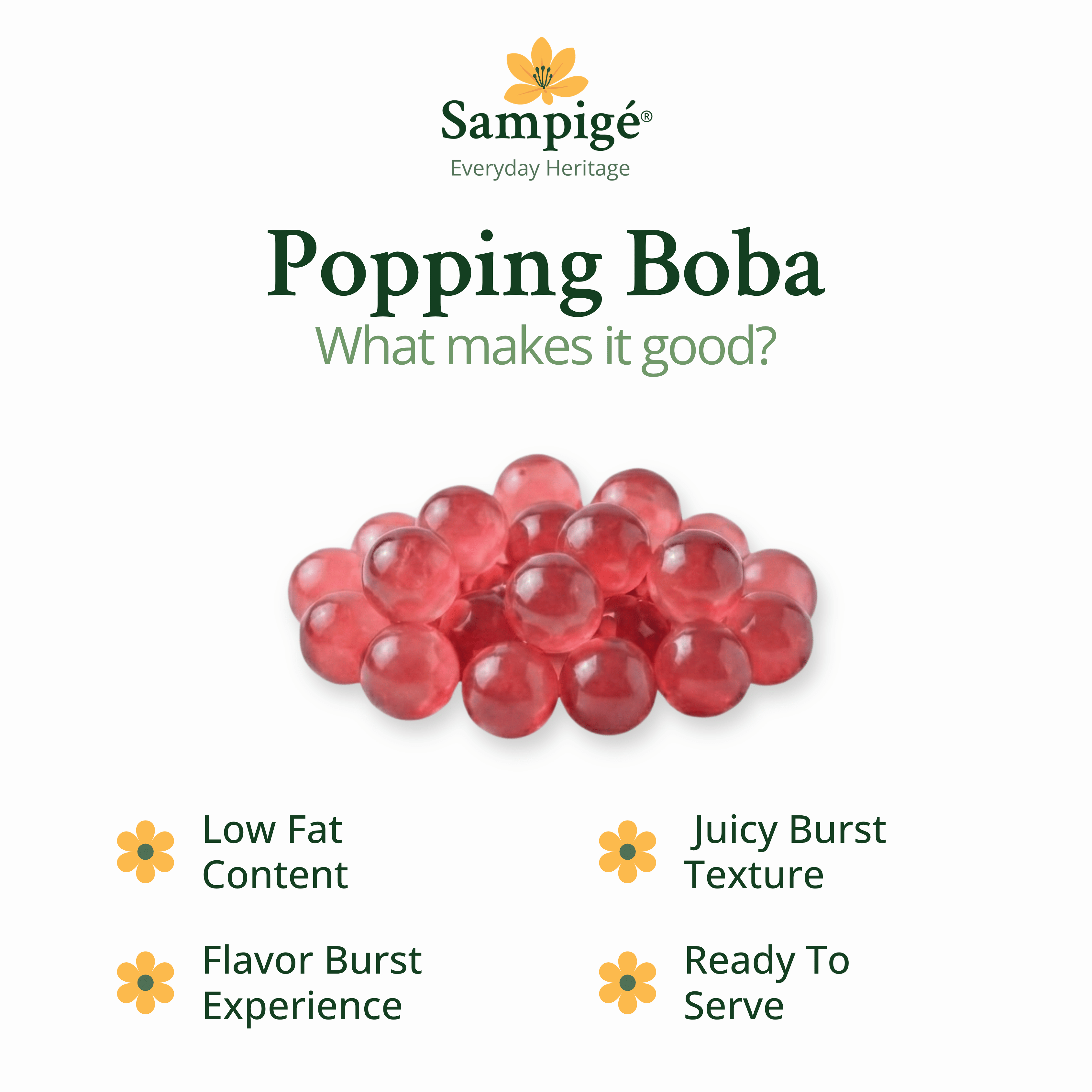 Sampige Popping Boba - Watermeleon