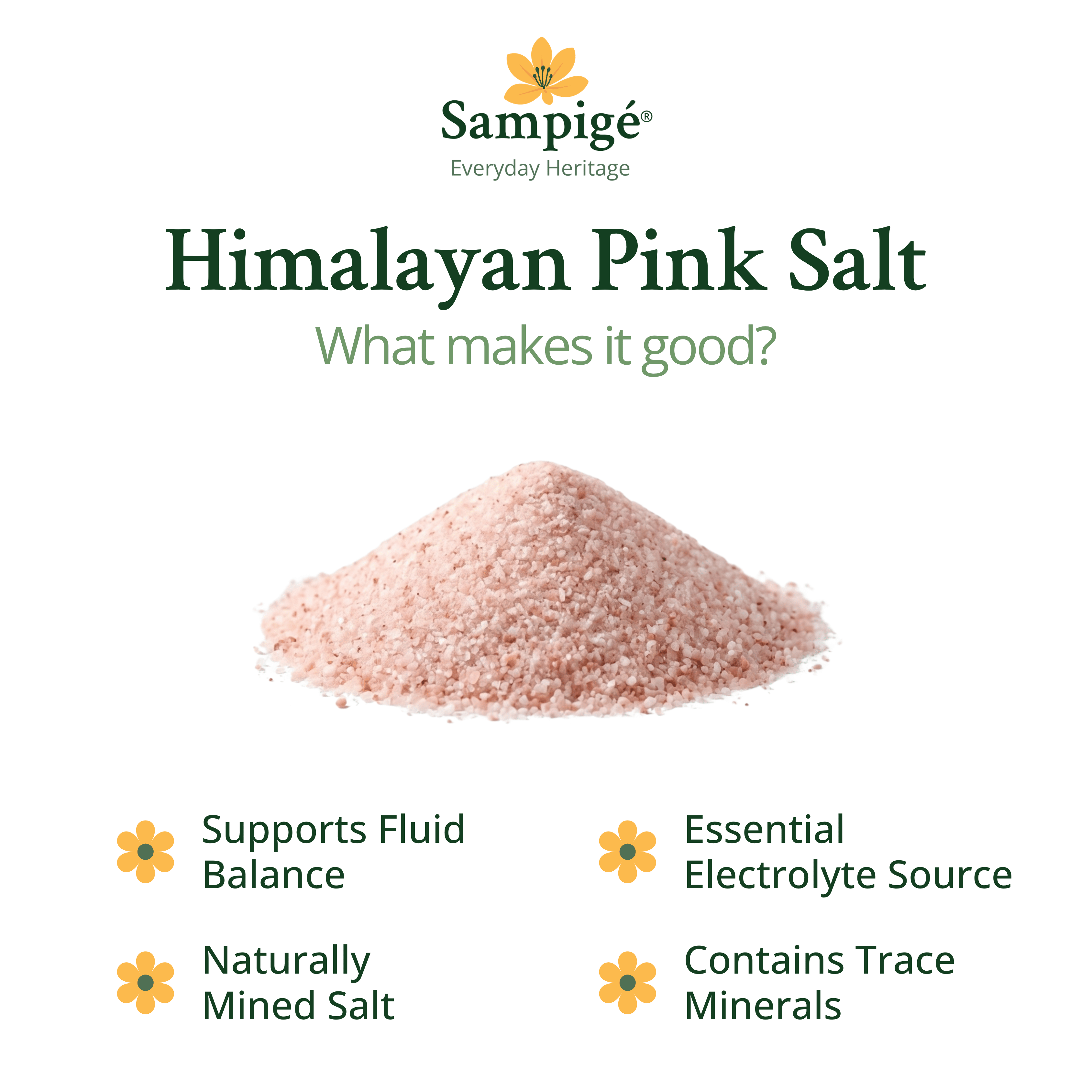 Sampige Himalayan Pink Salt Powder