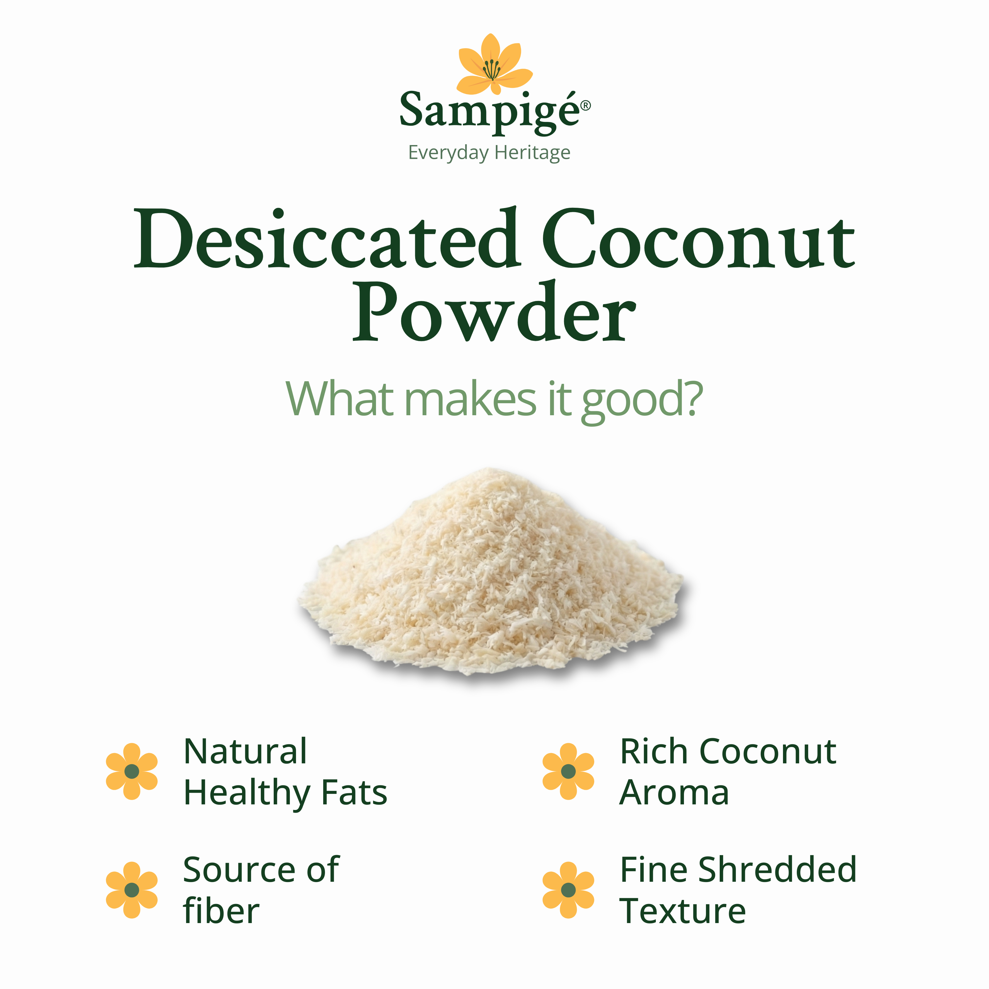Sampige Dessicated Coconut Powder