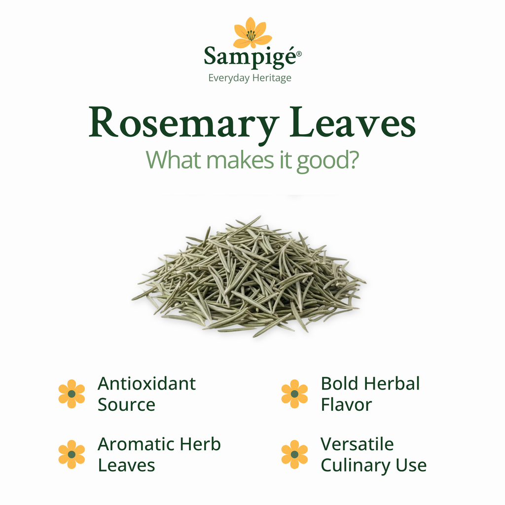 Sampige Rosemary leaves