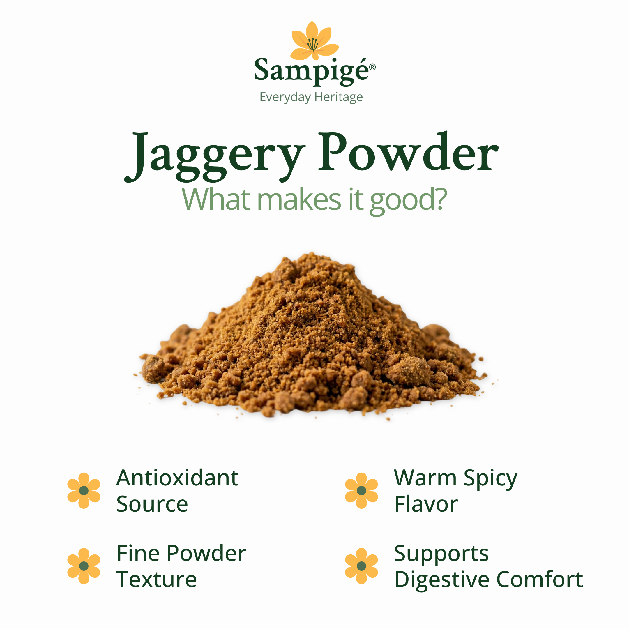 Sampige Jaggery Powder