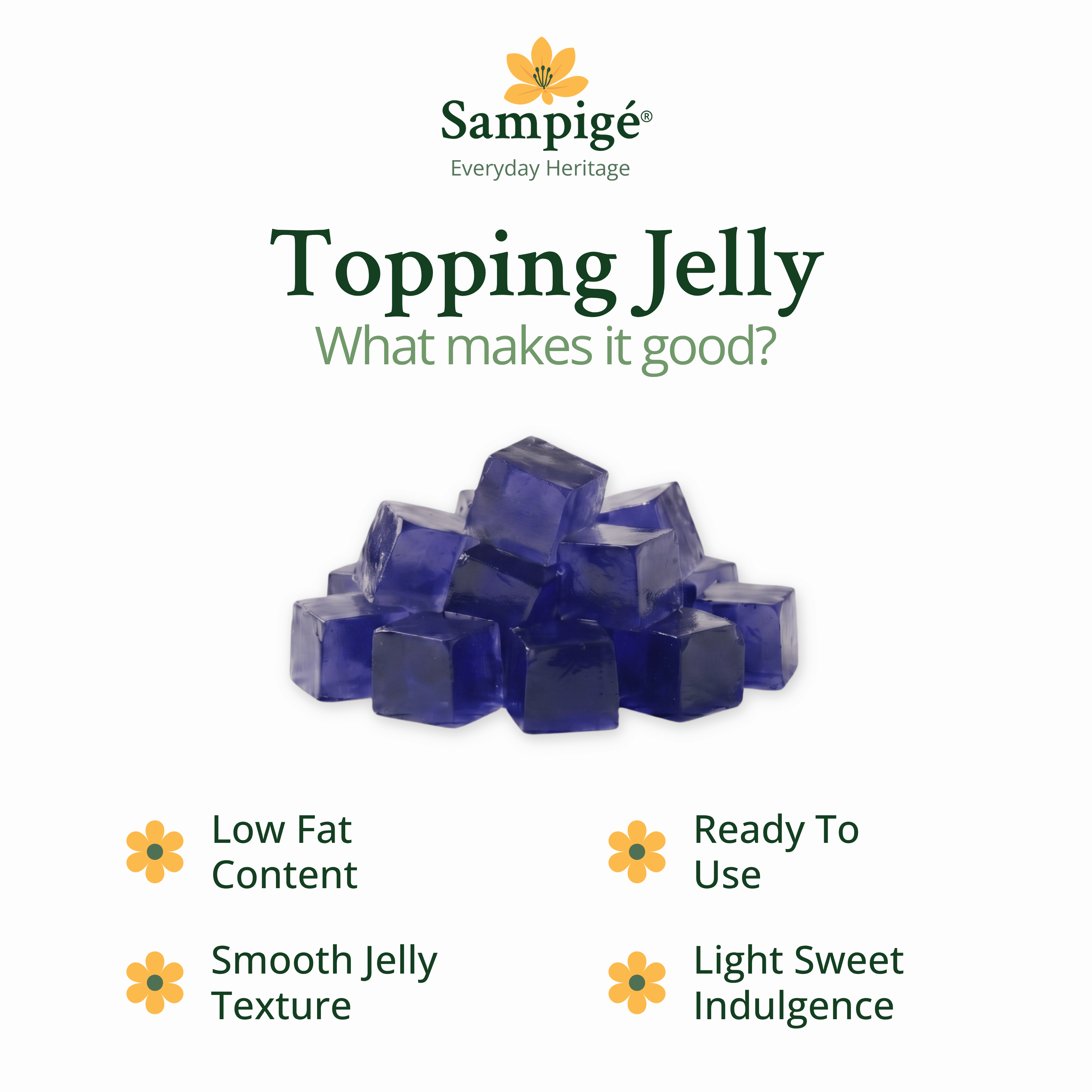Sampige Topping Jelly - Blueberry