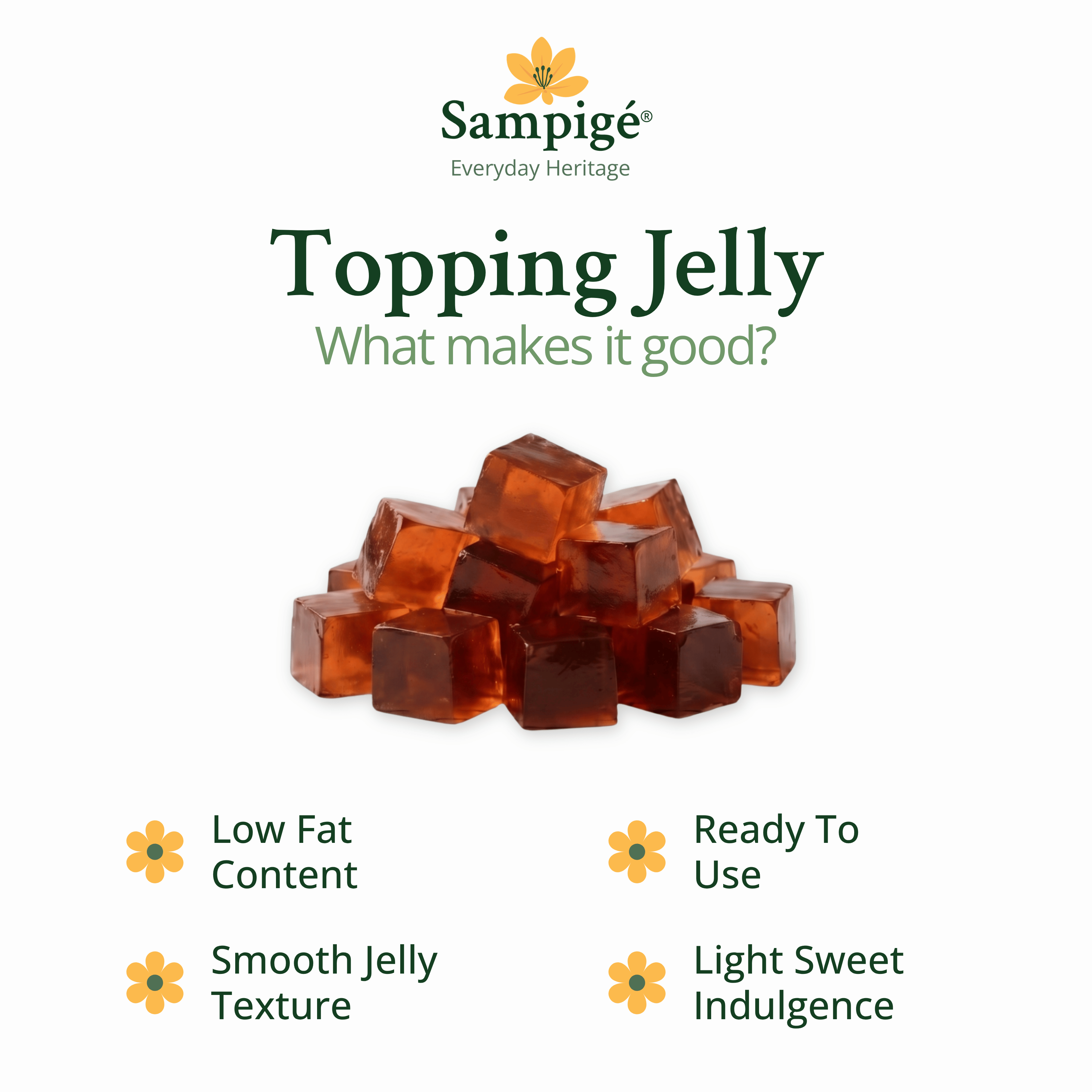 Sampige Topping Jelly - Coffee