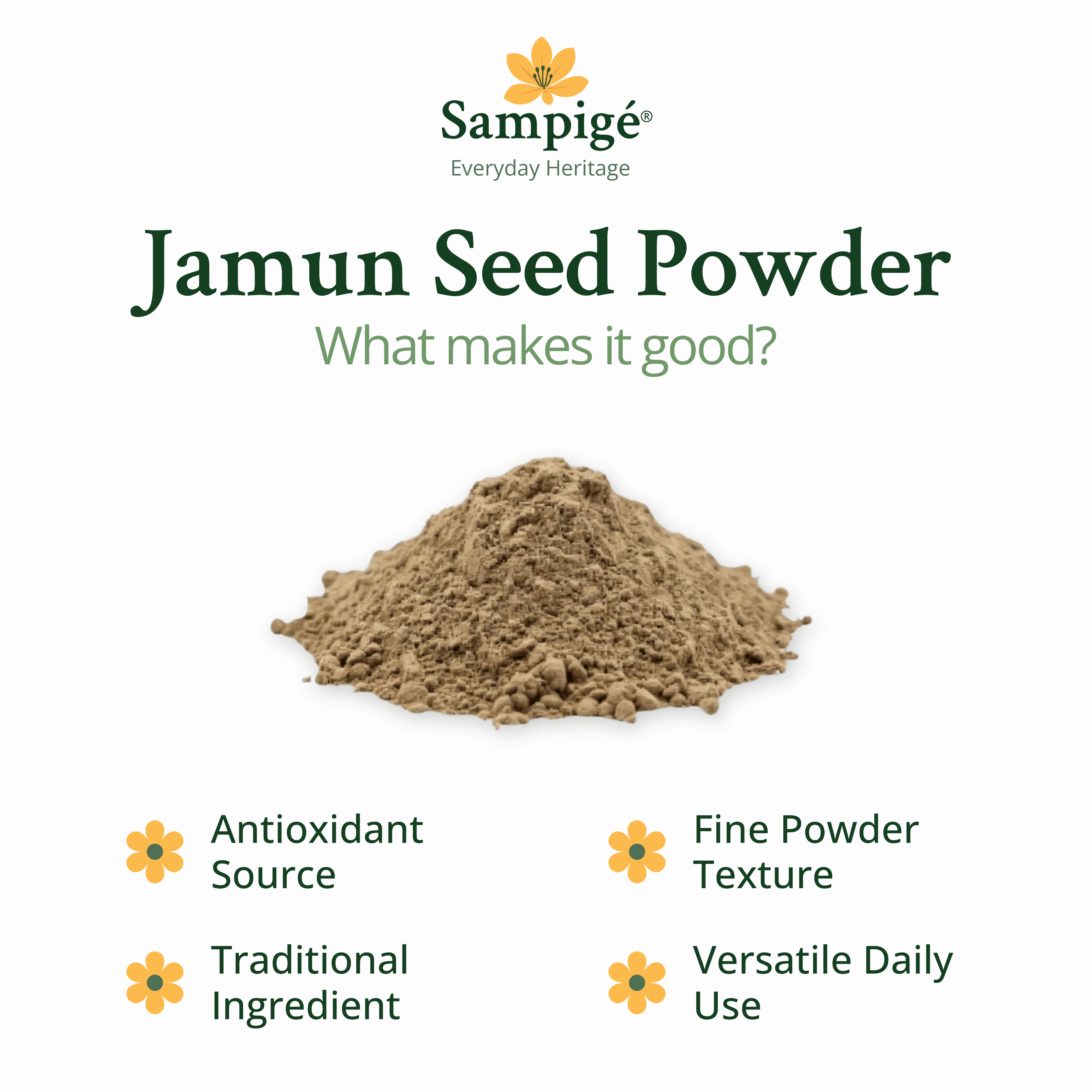 Sampige Jamun Seed Powder