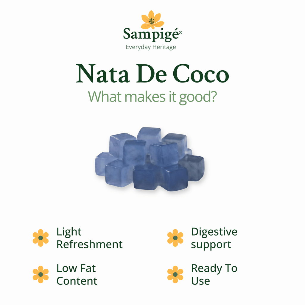 Sampige Nata De Coco - Blueberry