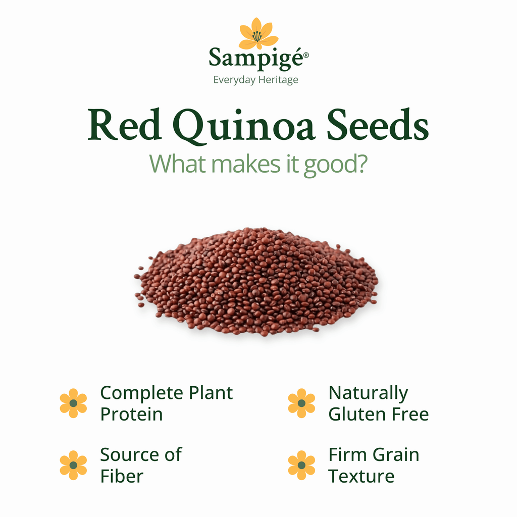 Sampige Red Quinoa Seeds