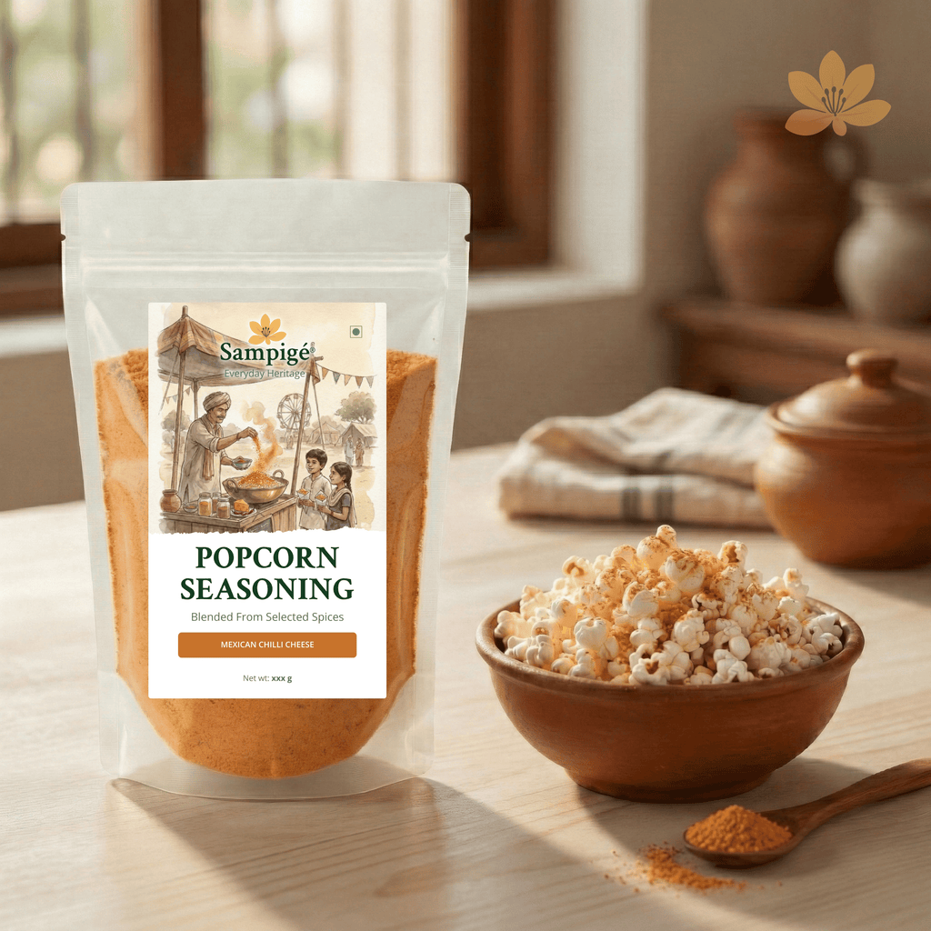 Sampige Popcorn Seasoning - Mexican Chilli Cheese