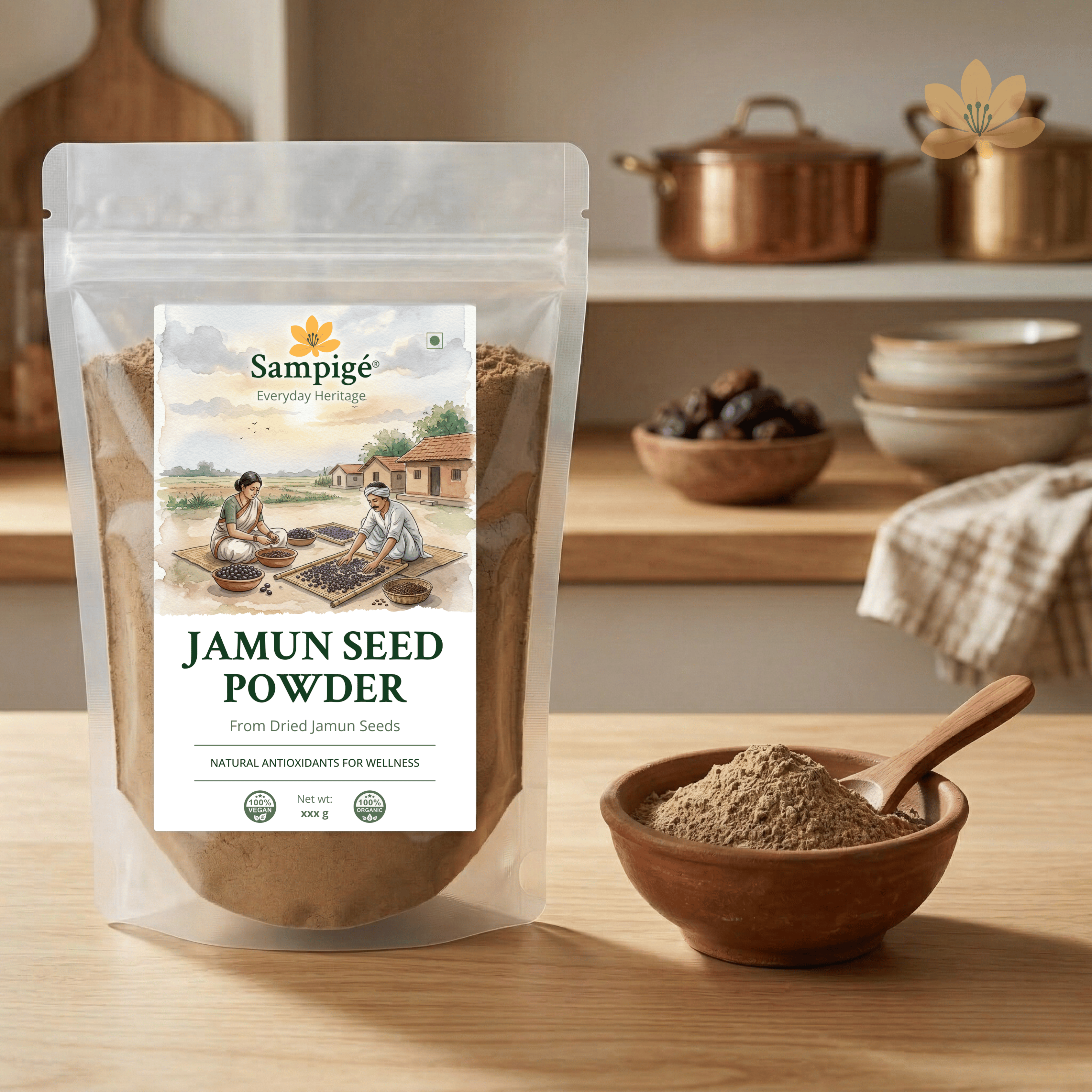 Sampige Jamun Seed Powder