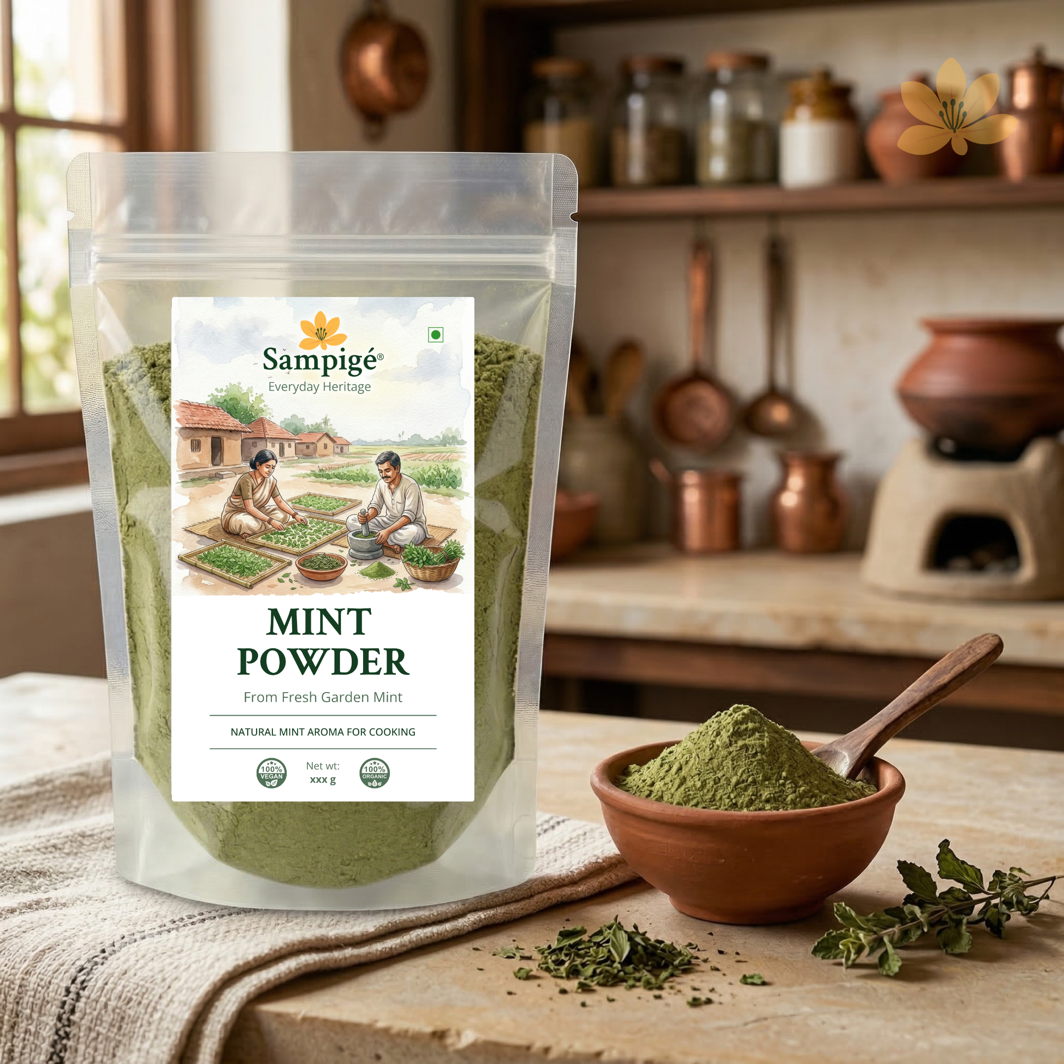 Sampige Mint Powder