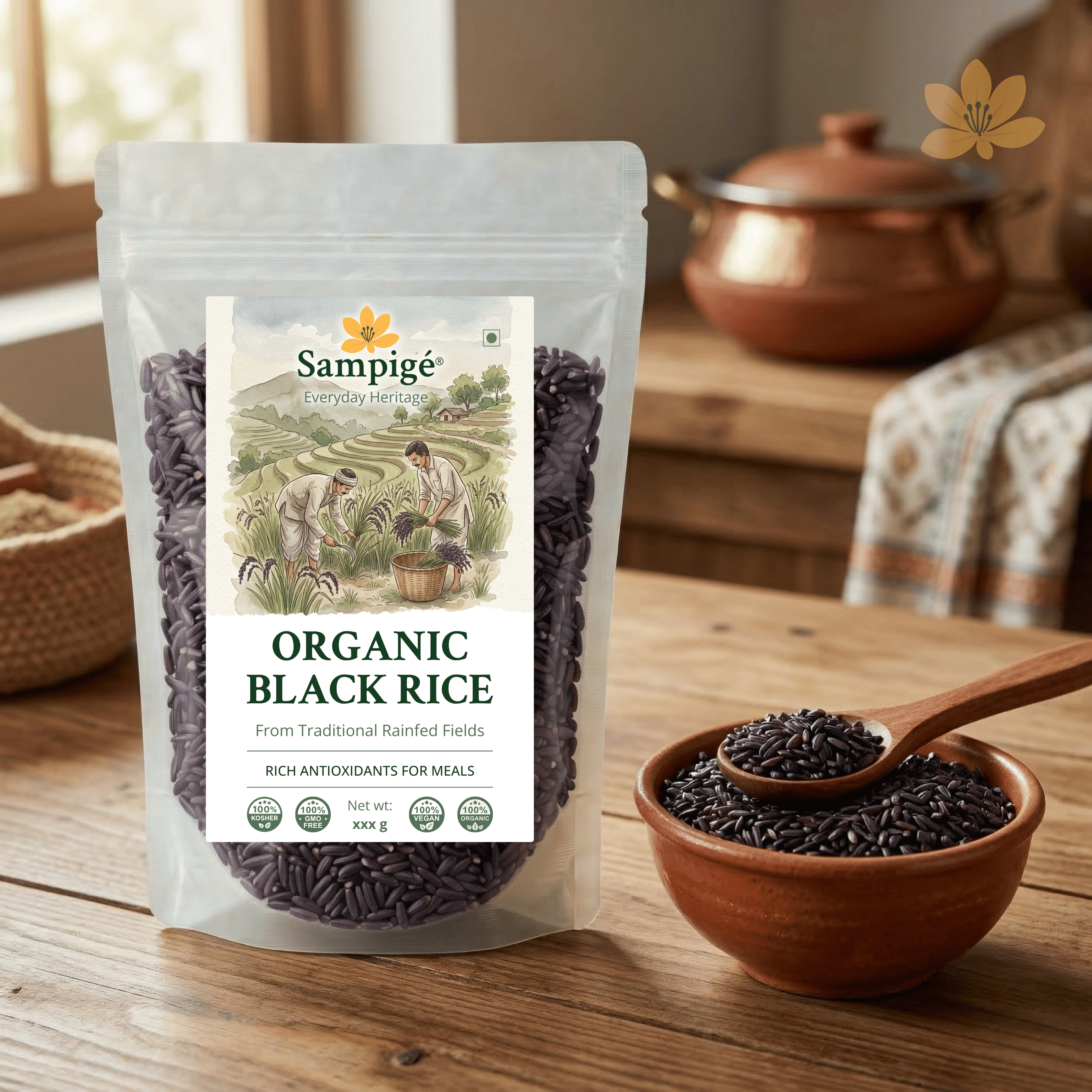 Sampige Organic Black Rice