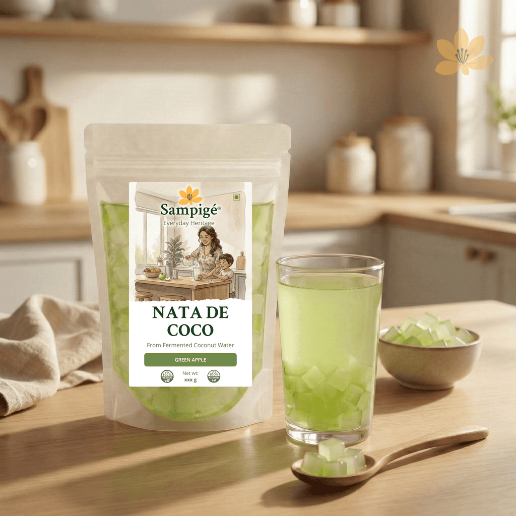 Sampige Nata De Coco - Green Apple