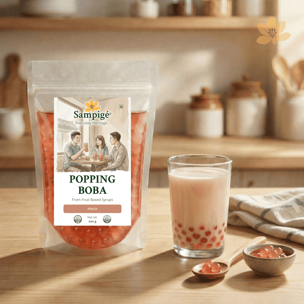 Sampige Popping Boba - Peach