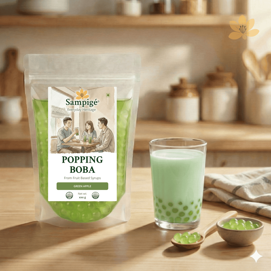 Sampige Popping Boba - Green Apple