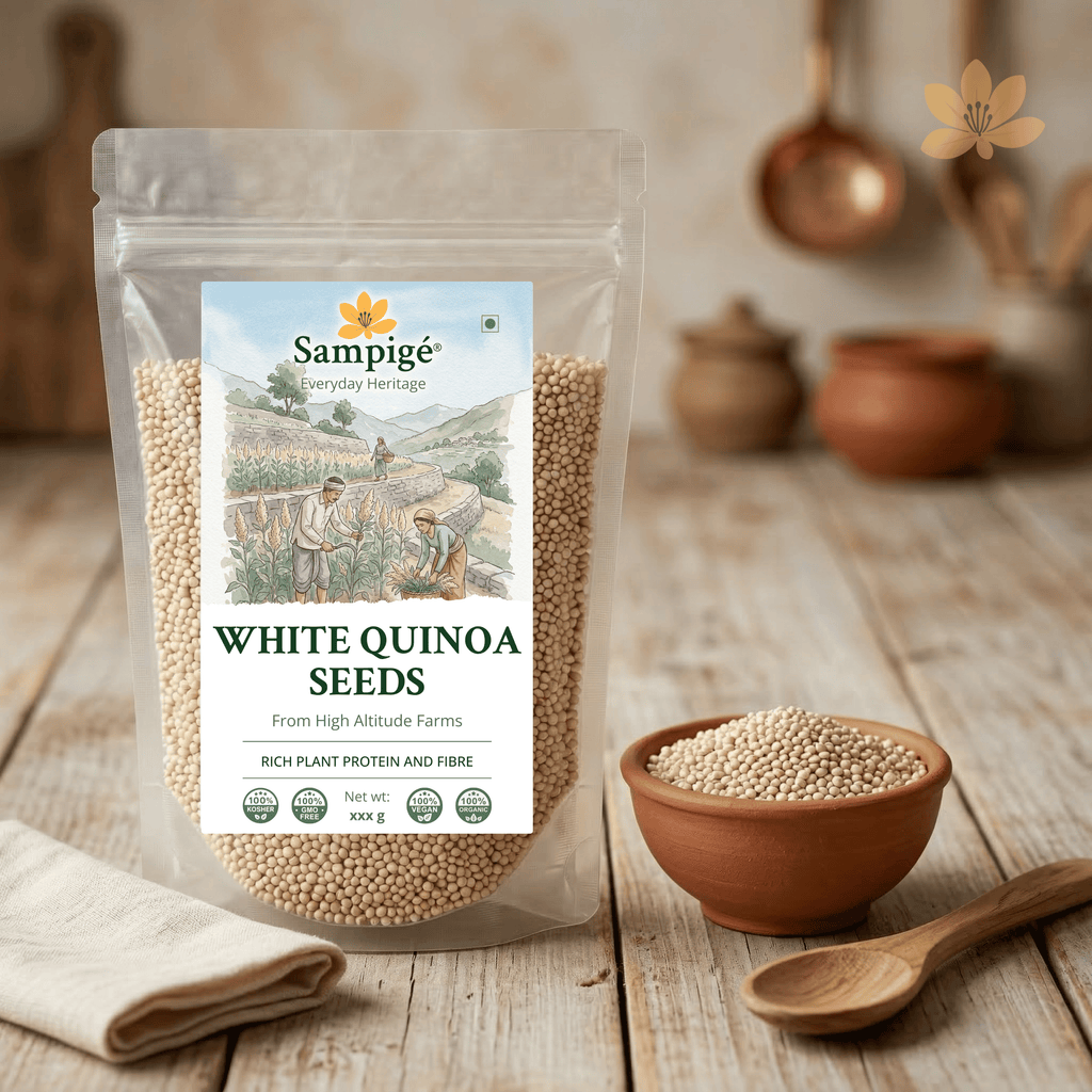 Sampige White Quinoa Seeds