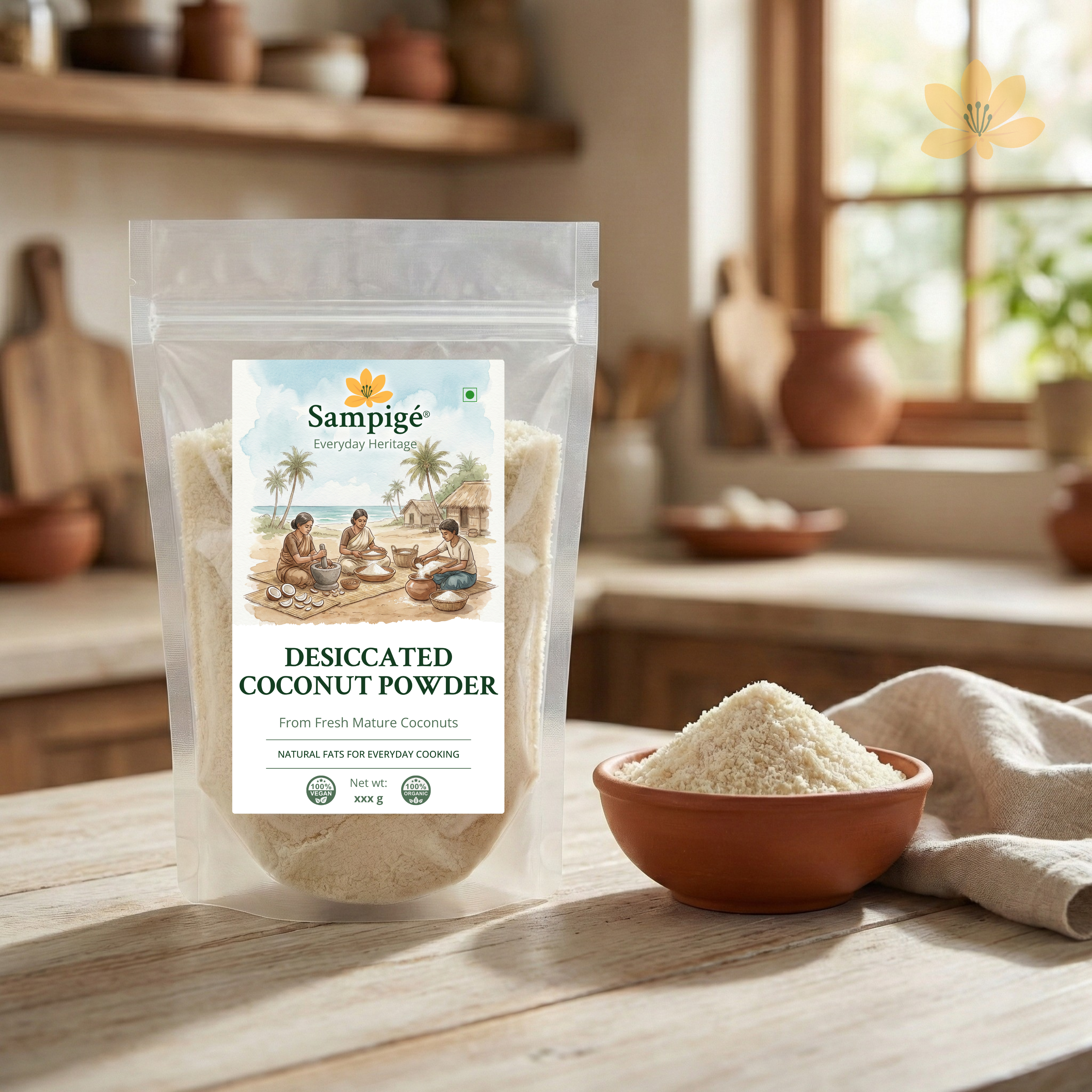 Sampige Dessicated Coconut Powder