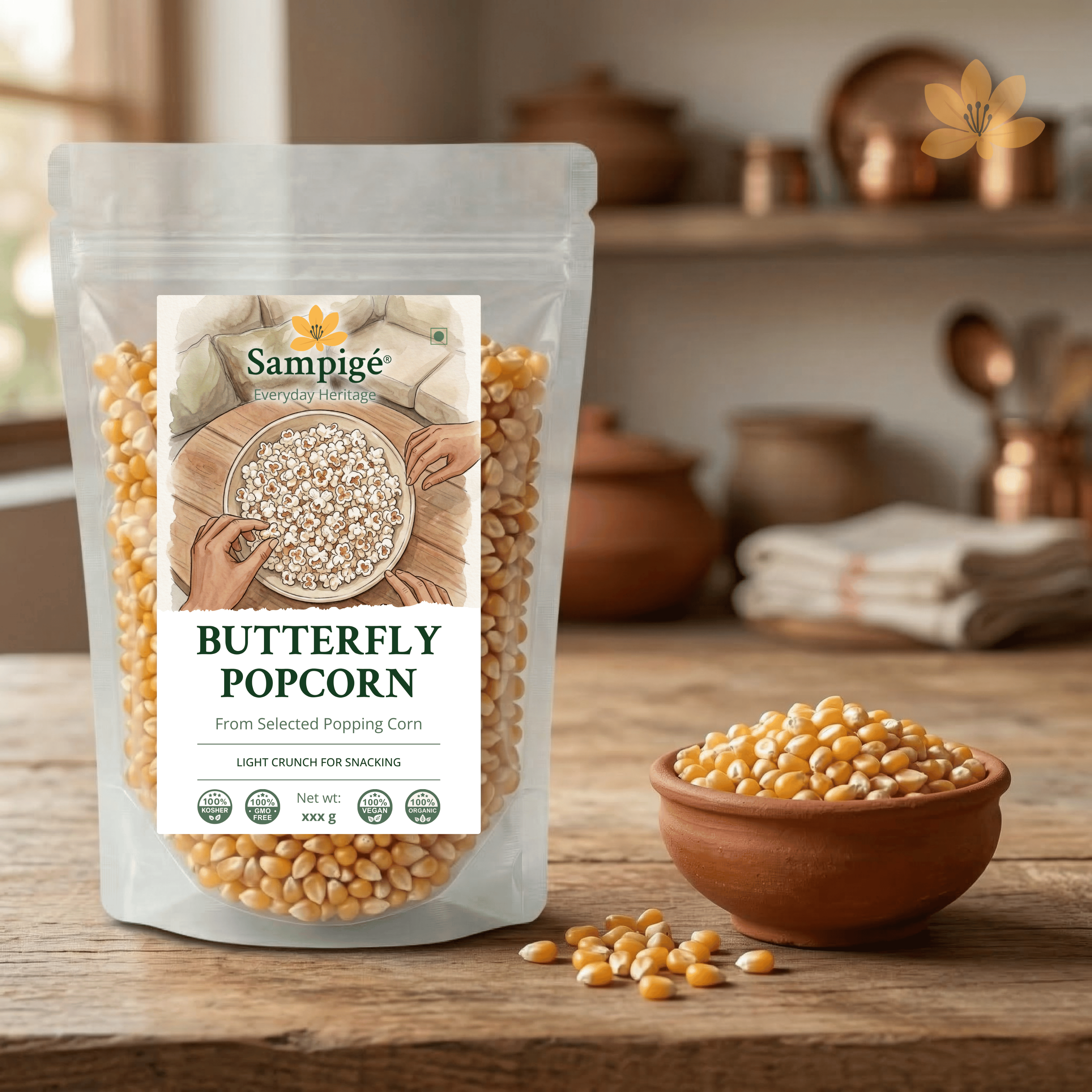 Sampige Butterfly Popcorn