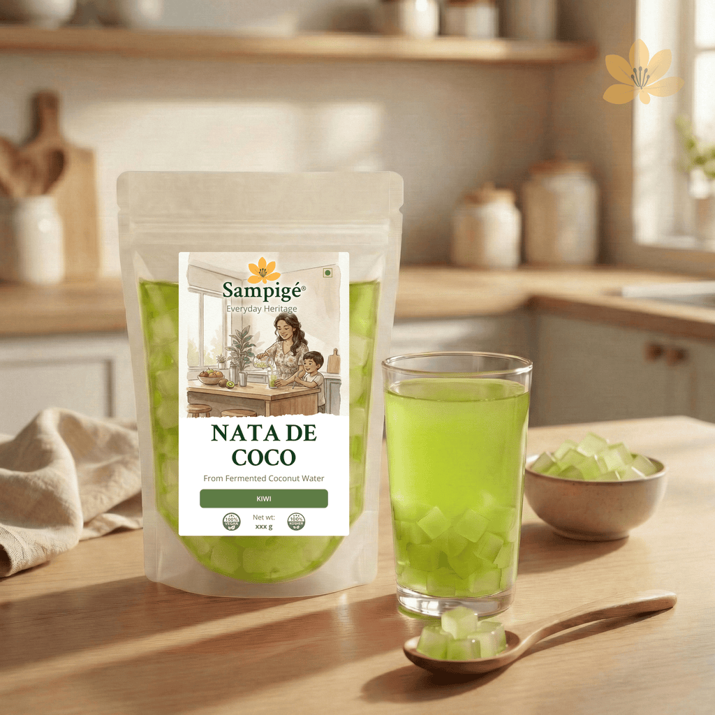 Sampige Nata De Coco - Kiwi