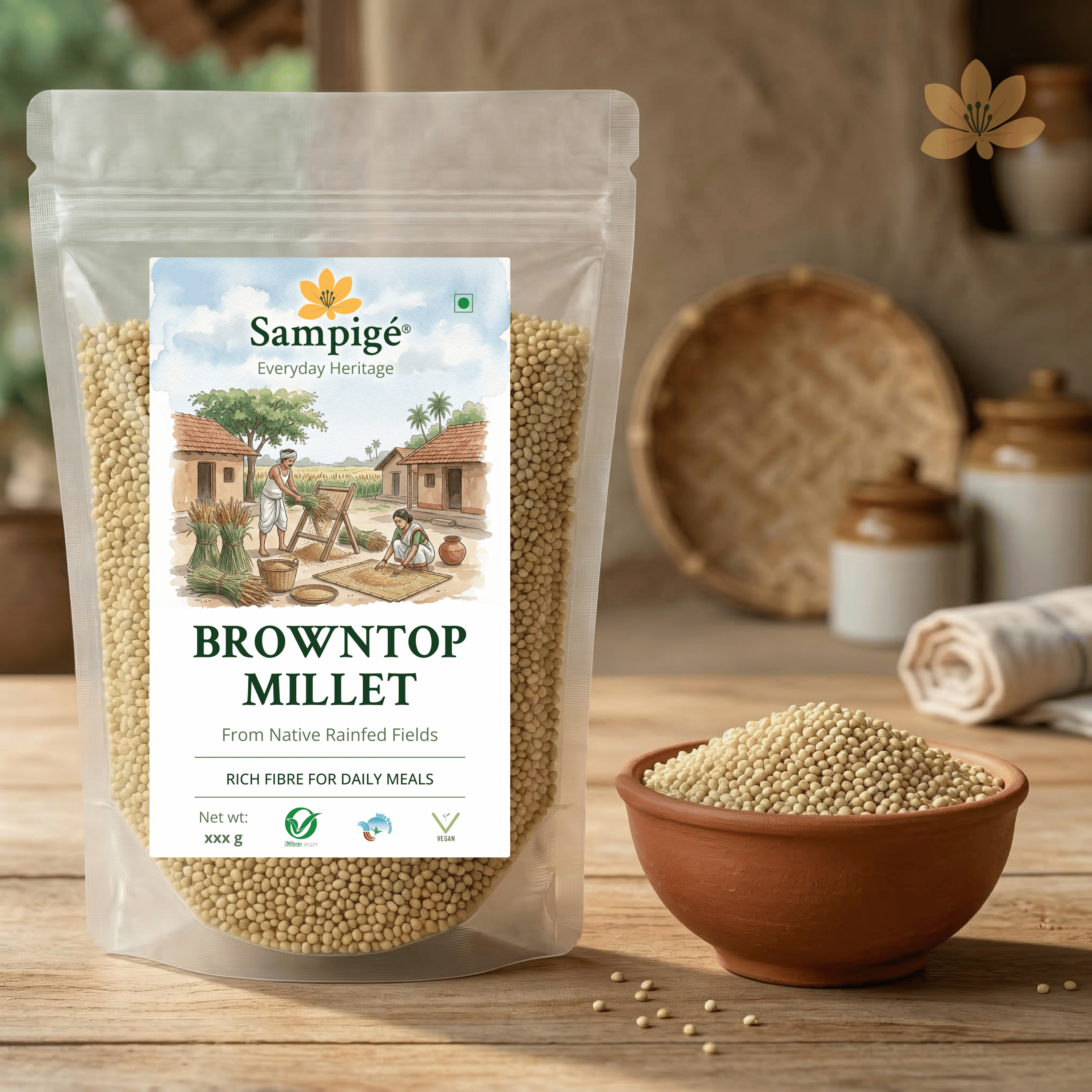 Sampige Browntop Millet