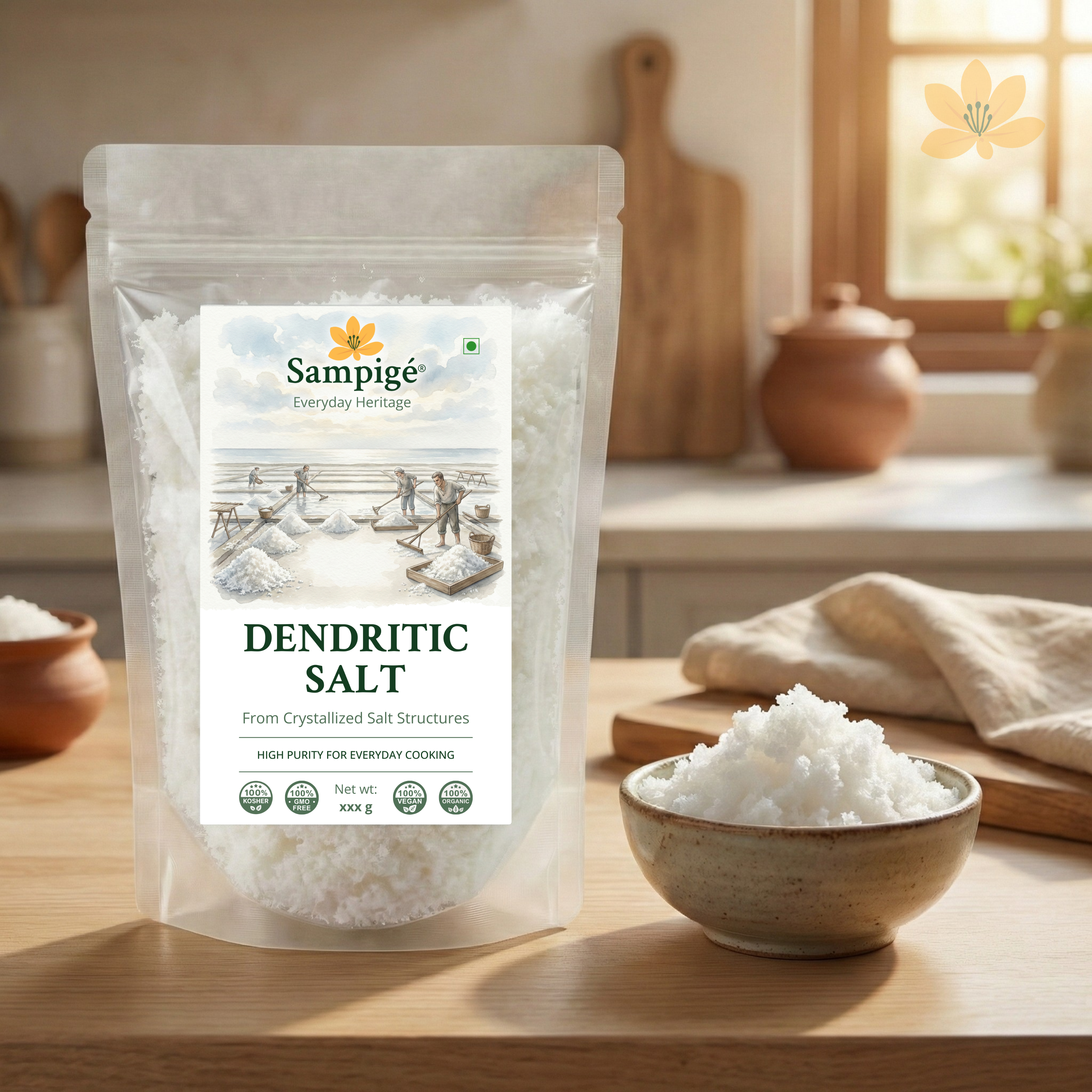 Sampige Dendritic Sea Salt