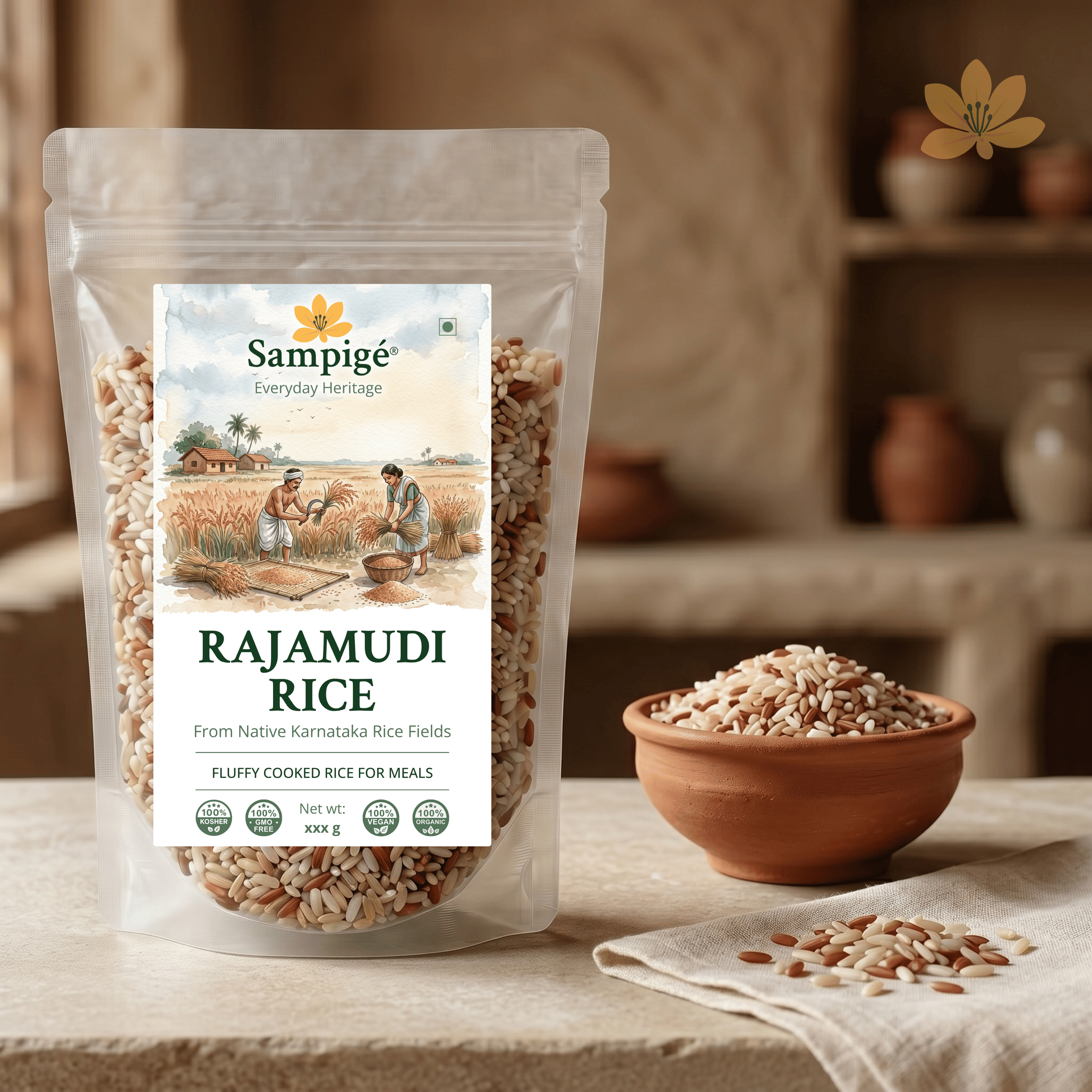 Sampige Rajamudi Rice