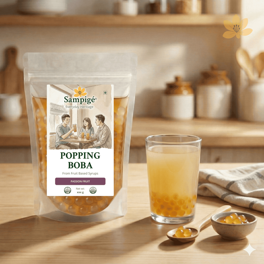 Sampige Popping Boba - Passion fruit